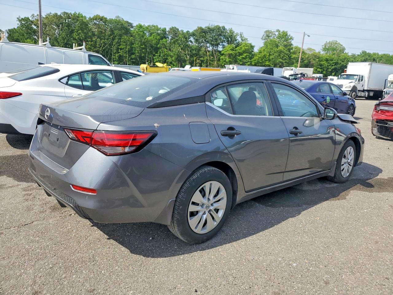 2025 Nissan Sentra S Серый vin: 3N1AB8BV8SY412250