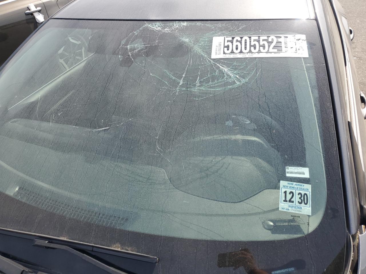 2025 Nissan Sentra S Серый vin: 3N1AB8BV8SY412250 Damage: Windshield, Broken, Replacement Required