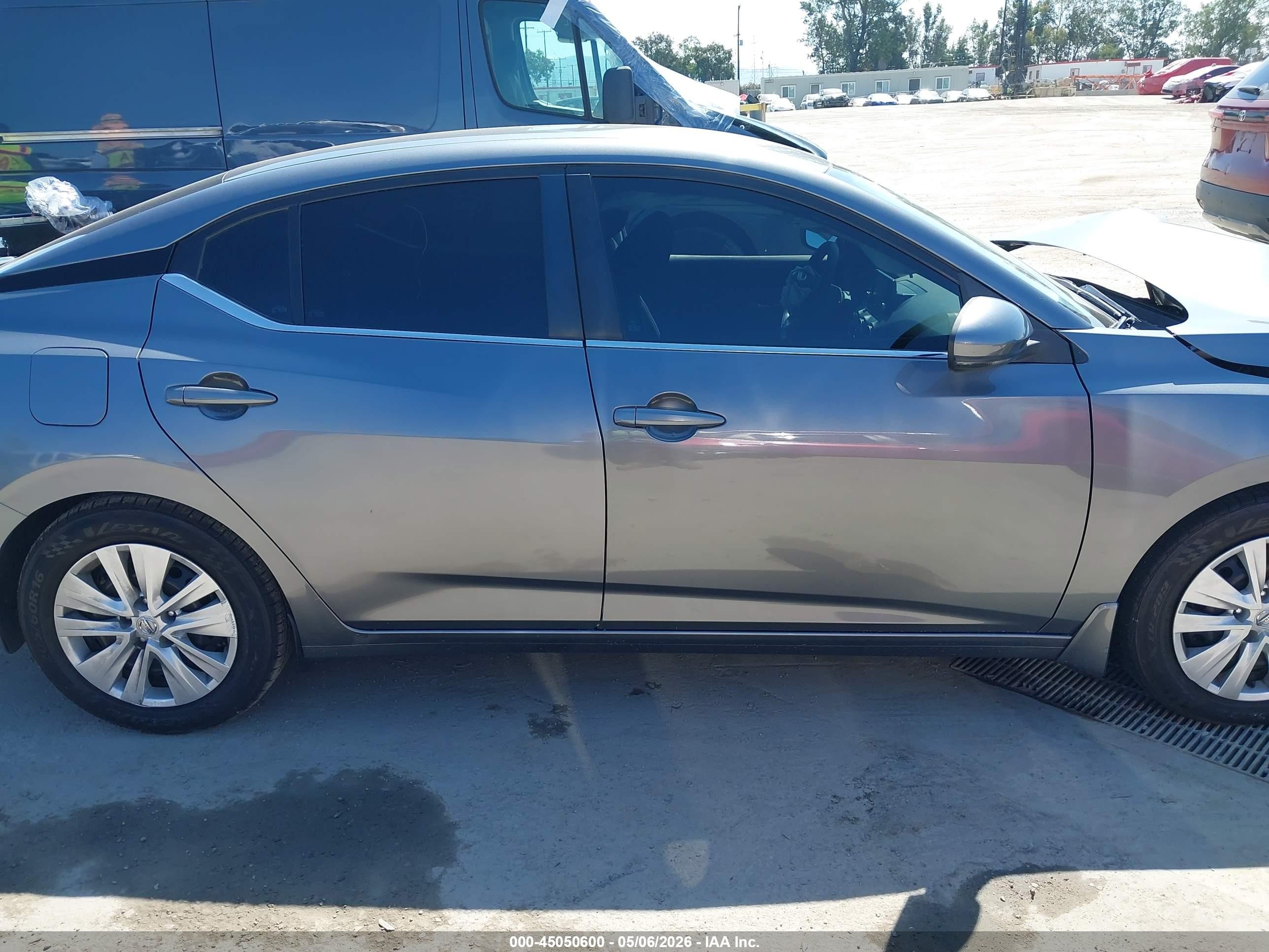2021 Nissan Sentra S Xtronic Cvt Серый vin: 3N1AB8BV9MY303945