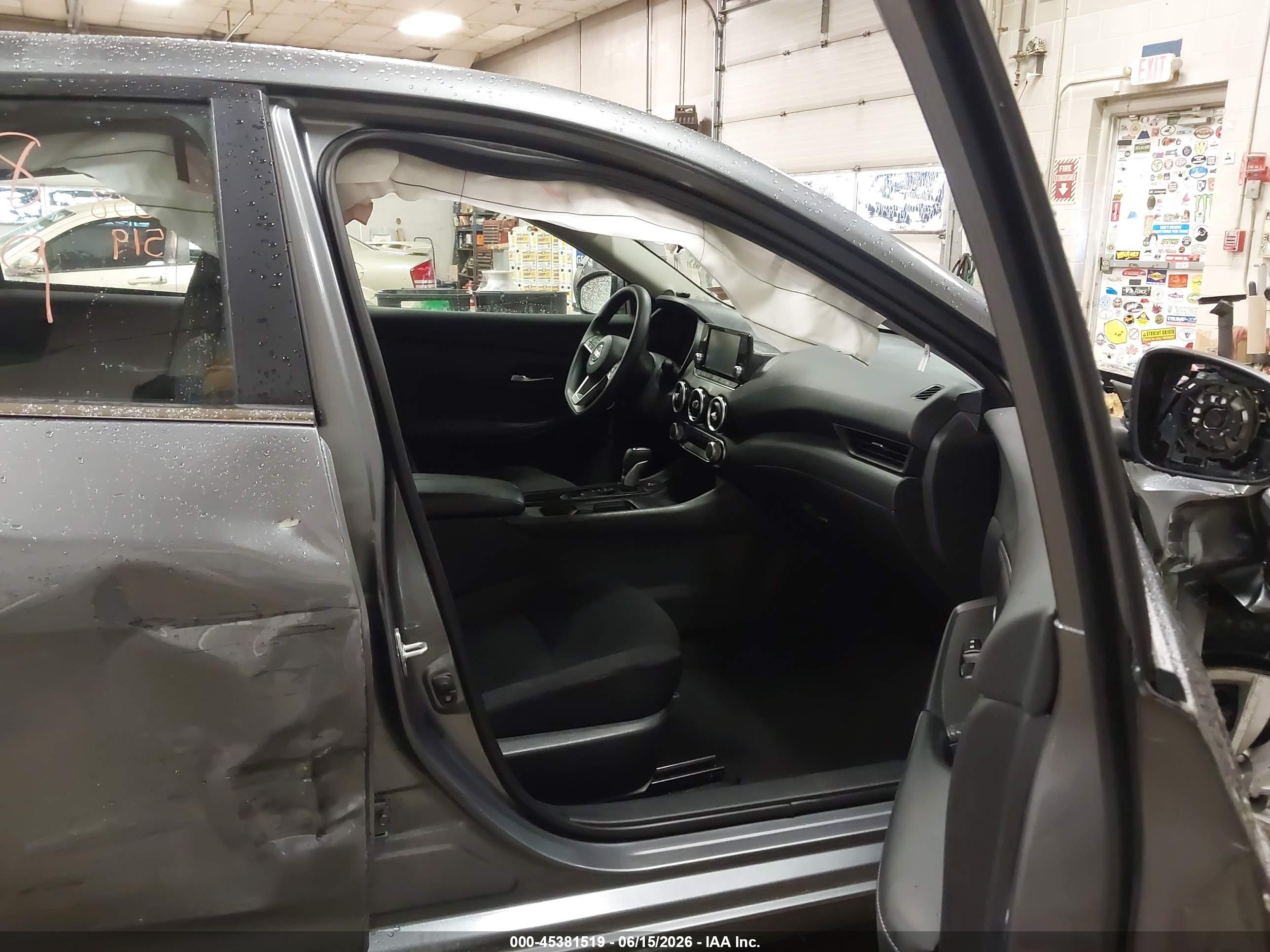 2021 Nissan Sentra S Xtronic Cvt Серый vin: 3N1AB8BV9MY305629