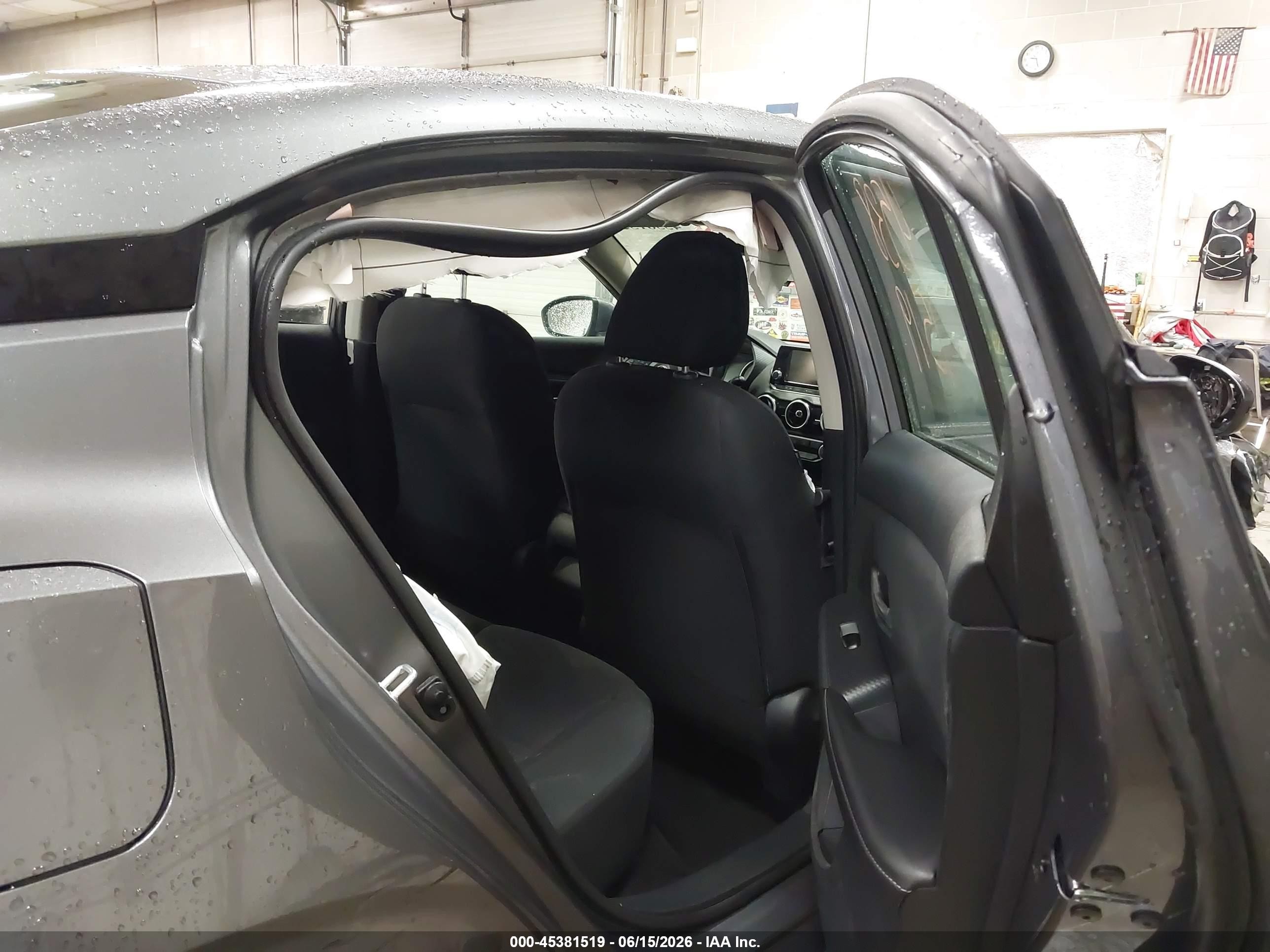 2021 Nissan Sentra S Xtronic Cvt Серый vin: 3N1AB8BV9MY305629