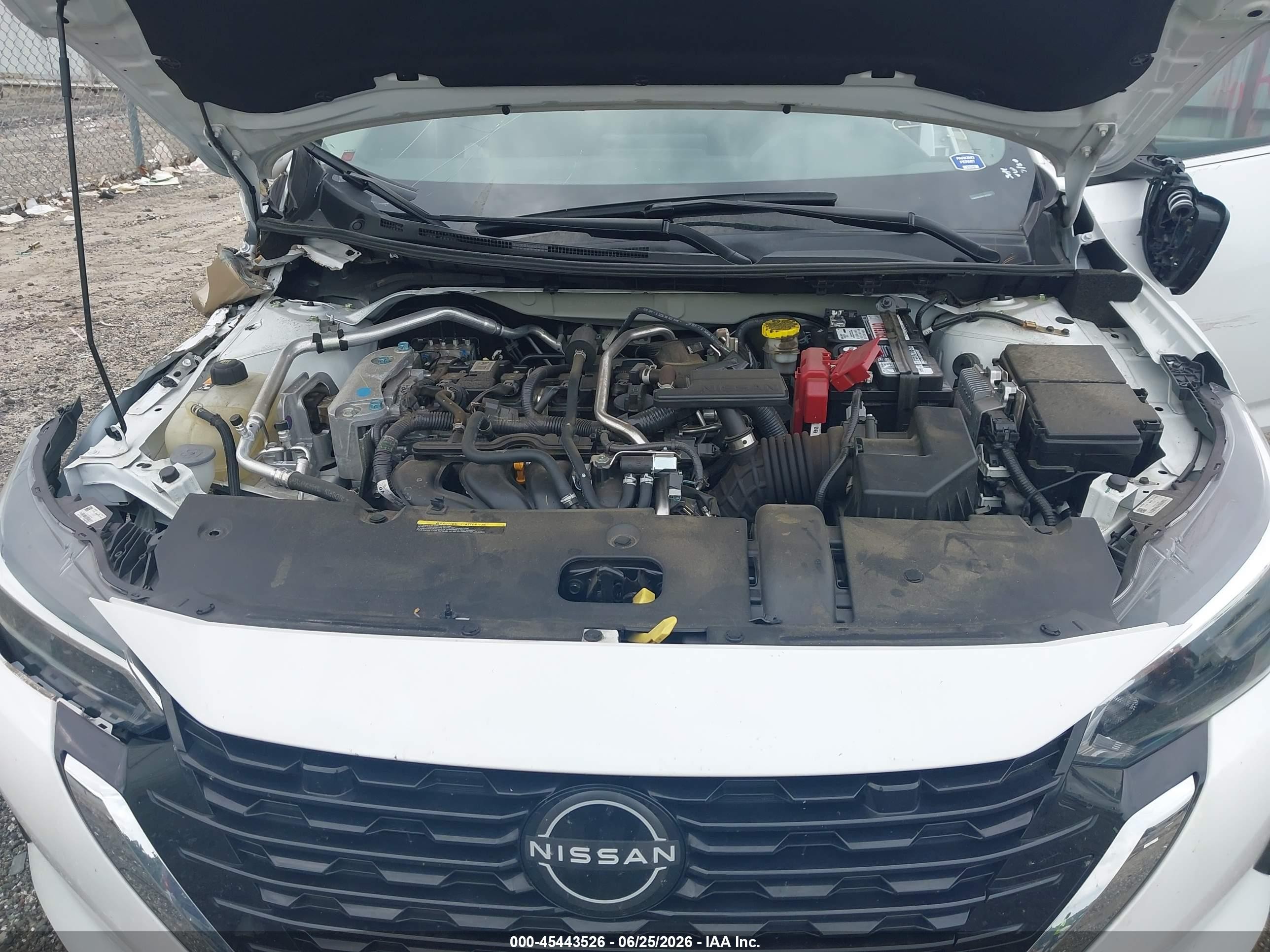 2024 Nissan Sentra S Xtronic Cvt White vin: 3N1AB8BV9RY307260