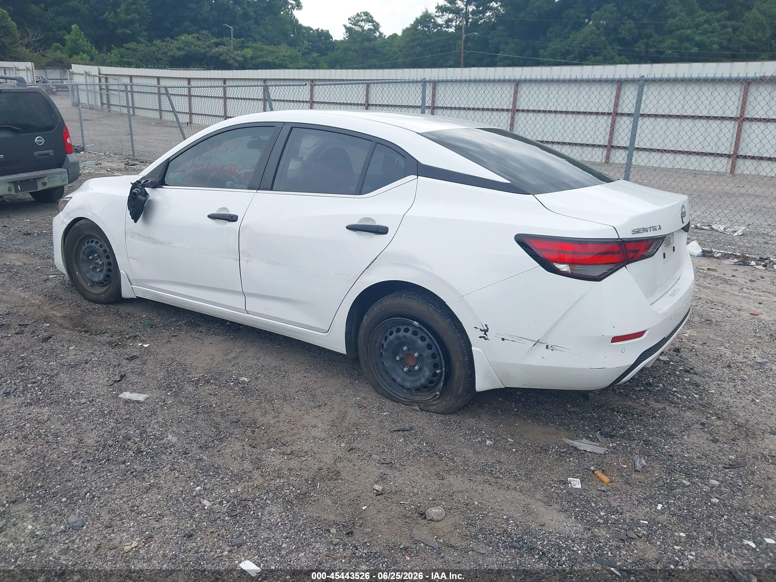 2024 Nissan Sentra S Xtronic Cvt White vin: 3N1AB8BV9RY307260
