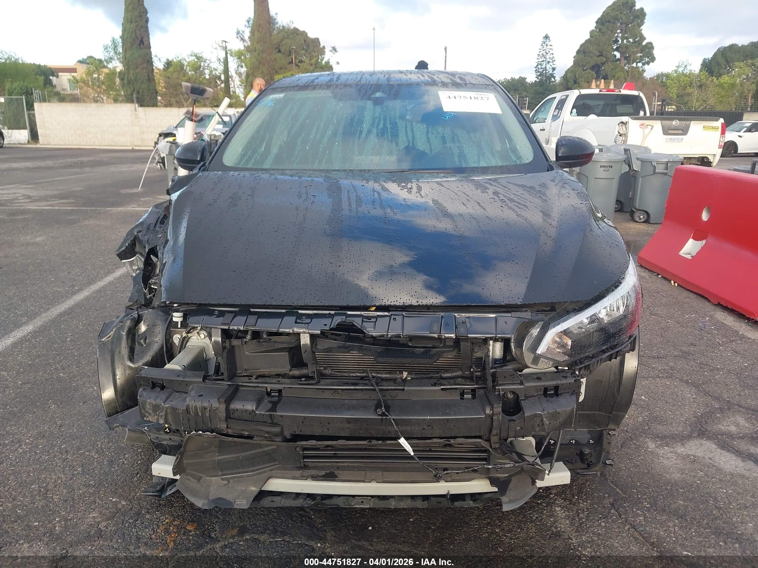 2025 Nissan Sentra S Black vin: 3N1AB8BV9SY252640