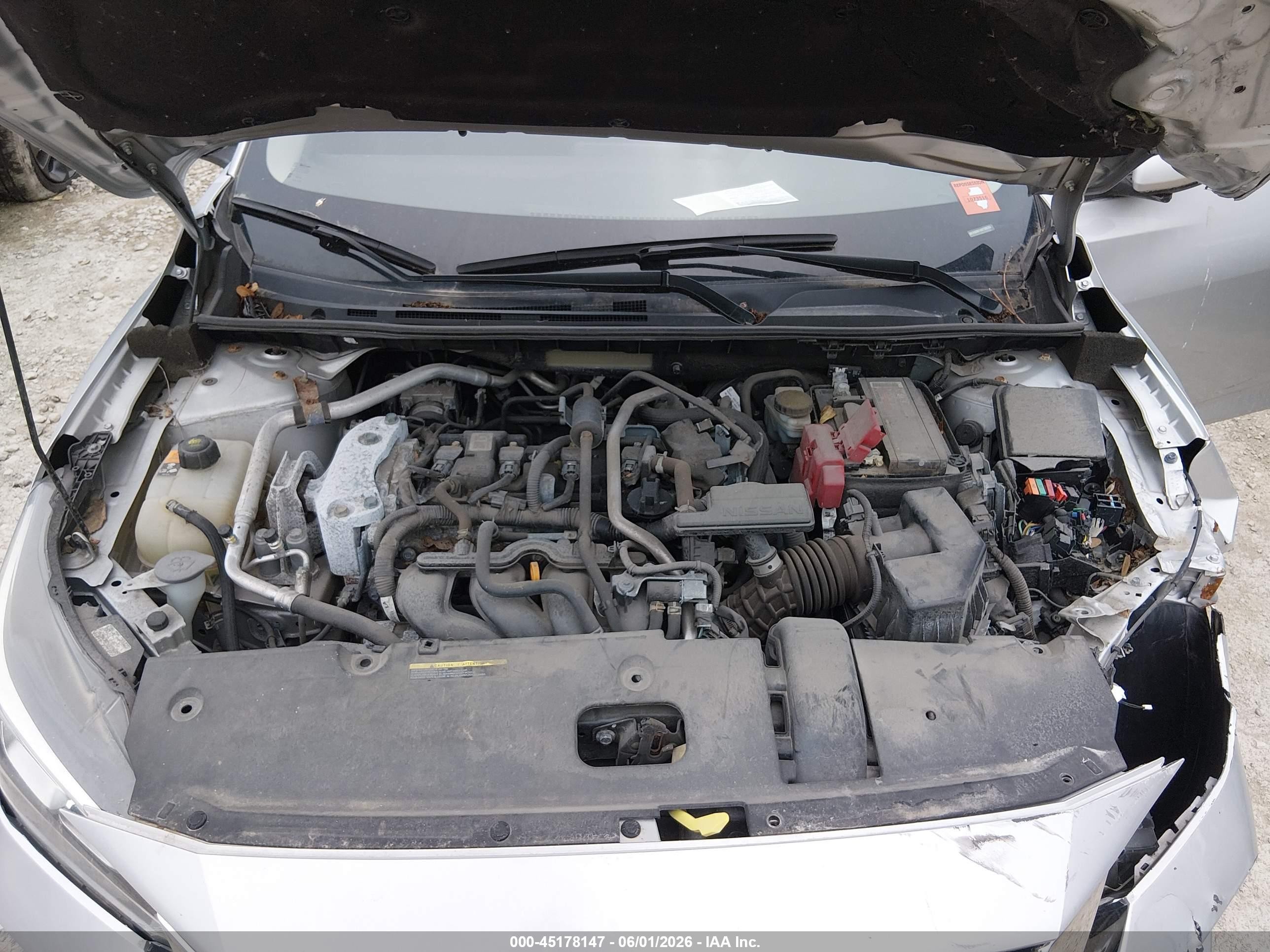 2021 Nissan Sentra S Xtronic Cvt Silver vin: 3N1AB8BVXMY305753