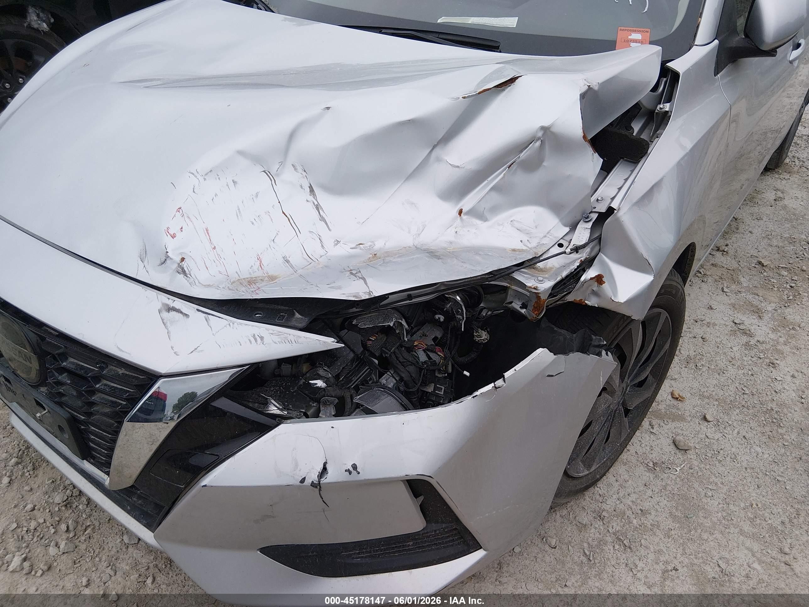 2021 Nissan Sentra S Xtronic Cvt Silver vin: 3N1AB8BVXMY305753