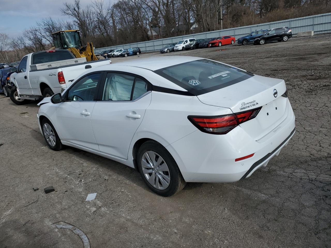 2023 Nissan Sentra S White vin: 3N1AB8BVXPY296119