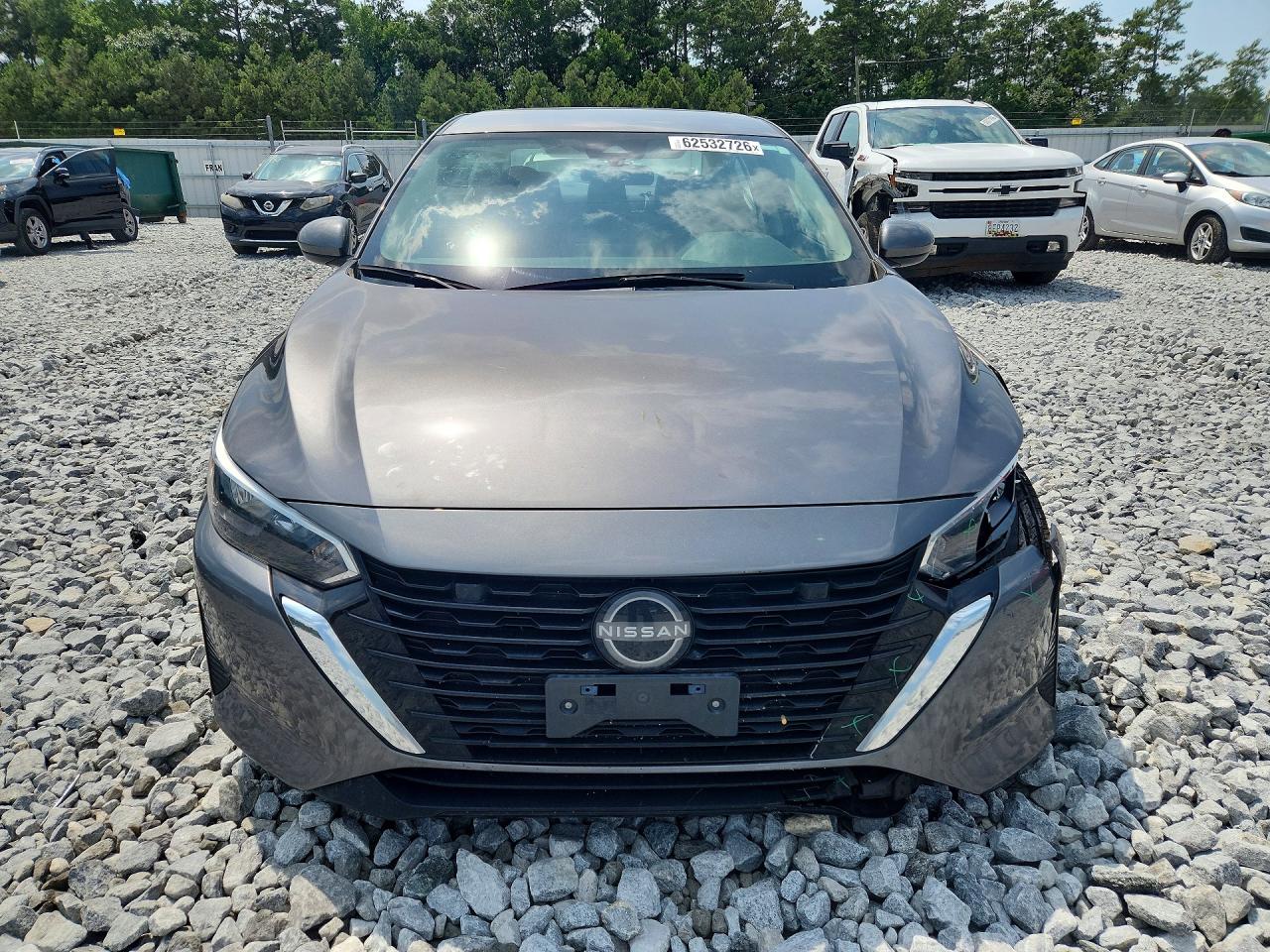 2024 Nissan Sentra S Серый vin: 3N1AB8BVXRY279727