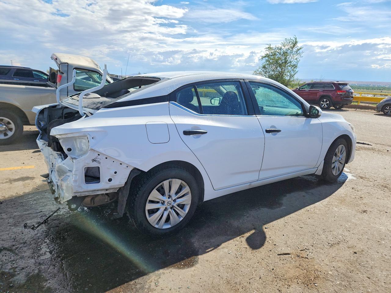 2024 Nissan Sentra S White vin: 3N1AB8BVXRY315853