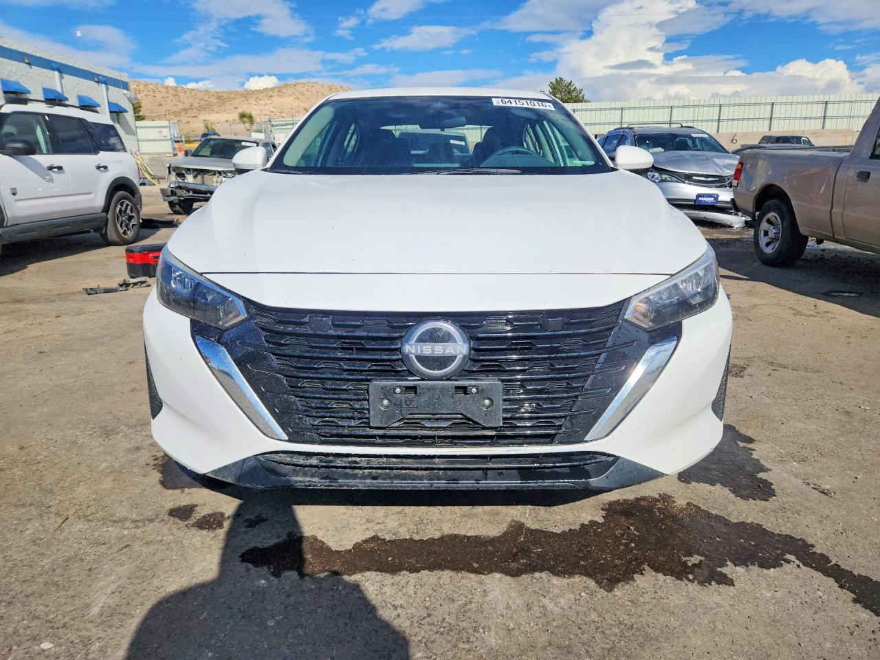 2024 Nissan Sentra S White vin: 3N1AB8BVXRY315853