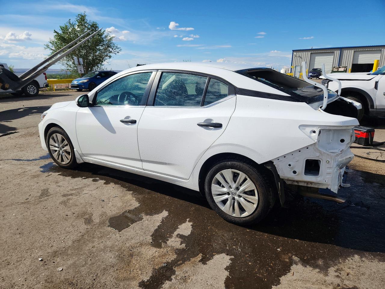 2024 Nissan Sentra S White vin: 3N1AB8BVXRY315853