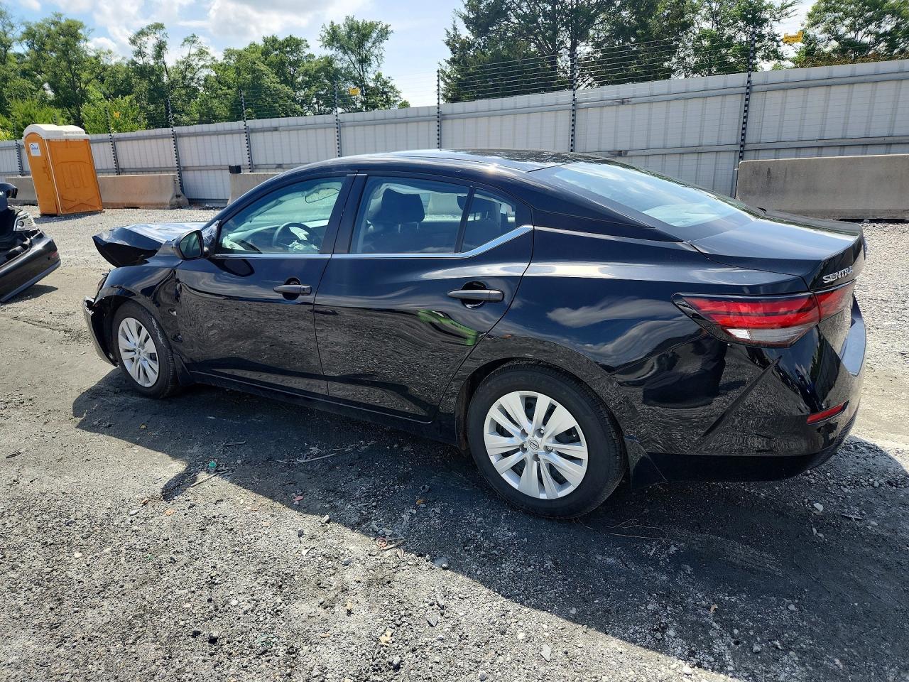 2025 Nissan Sentra S Black vin: 3N1AB8BVXSY263727