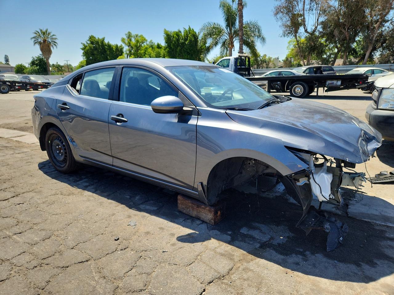 2025 Nissan Sentra S Серый vin: 3N1AB8BVXSY327488