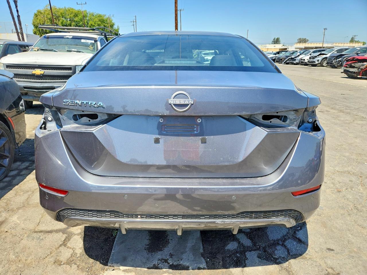 2025 Nissan Sentra S Серый vin: 3N1AB8BVXSY327488