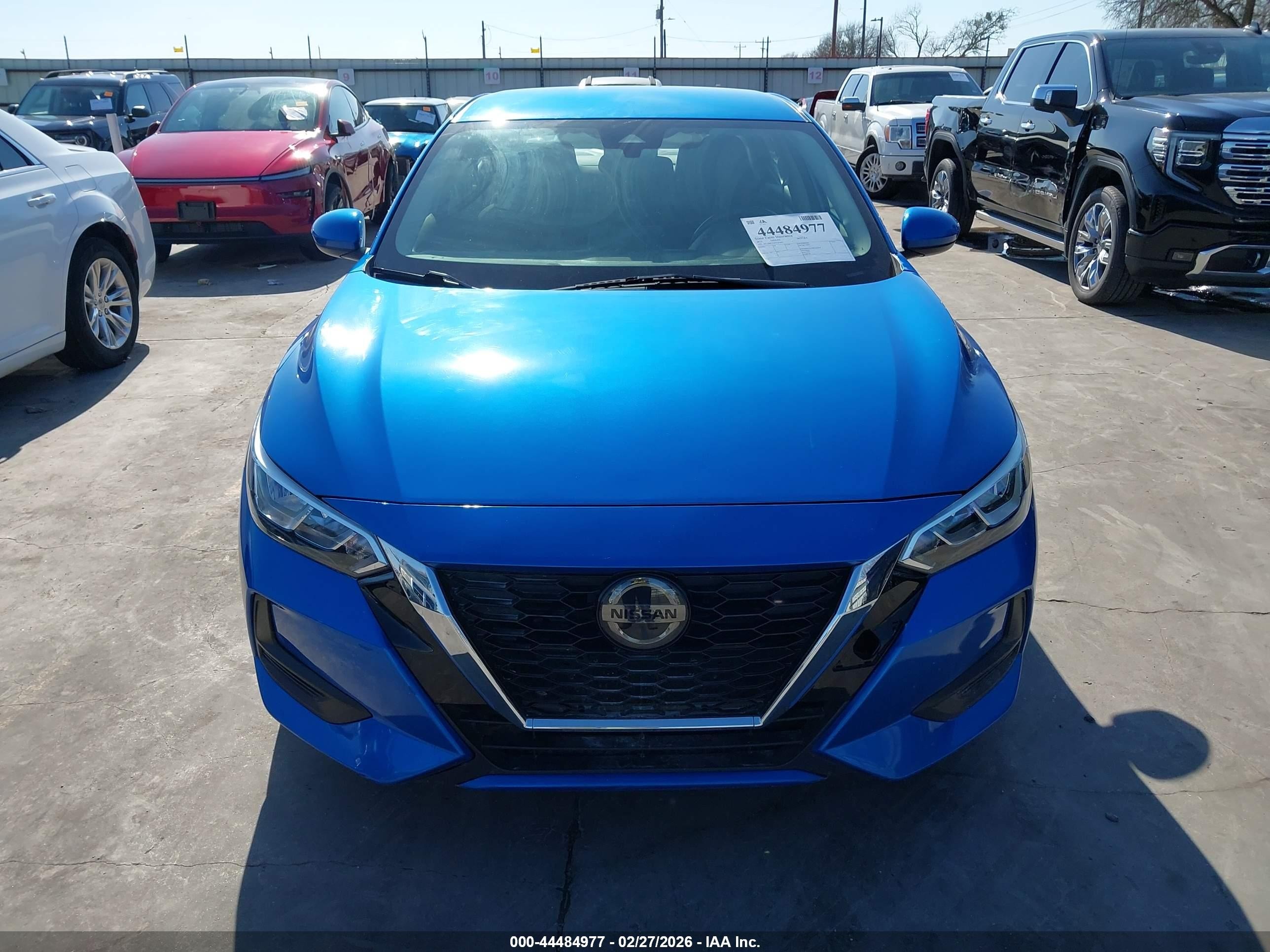 2023 Nissan Sentra Sv Xtronic Cvt Синий vin: 3N1AB8CV0PY245842