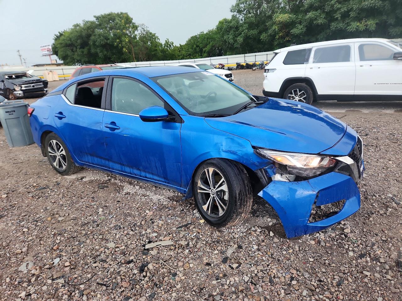 2023 Nissan Sentra Sv Blue vin: 3N1AB8CV0PY290800