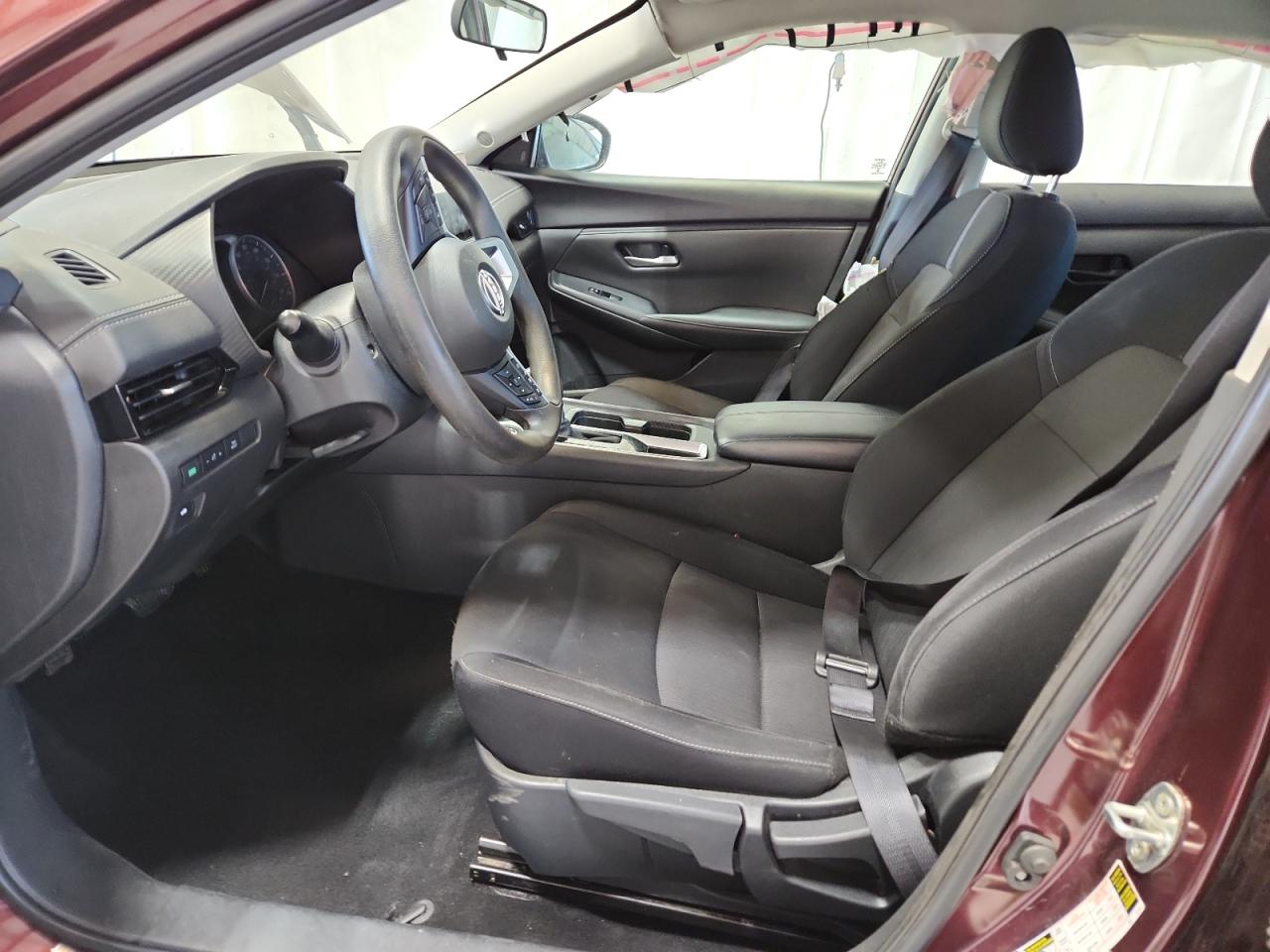 2024 Nissan Sentra Sv Бордовый vin: 3N1AB8CV0RY289438 Damage: Rf Seat Air Bag, Deployed, Replacement Required
