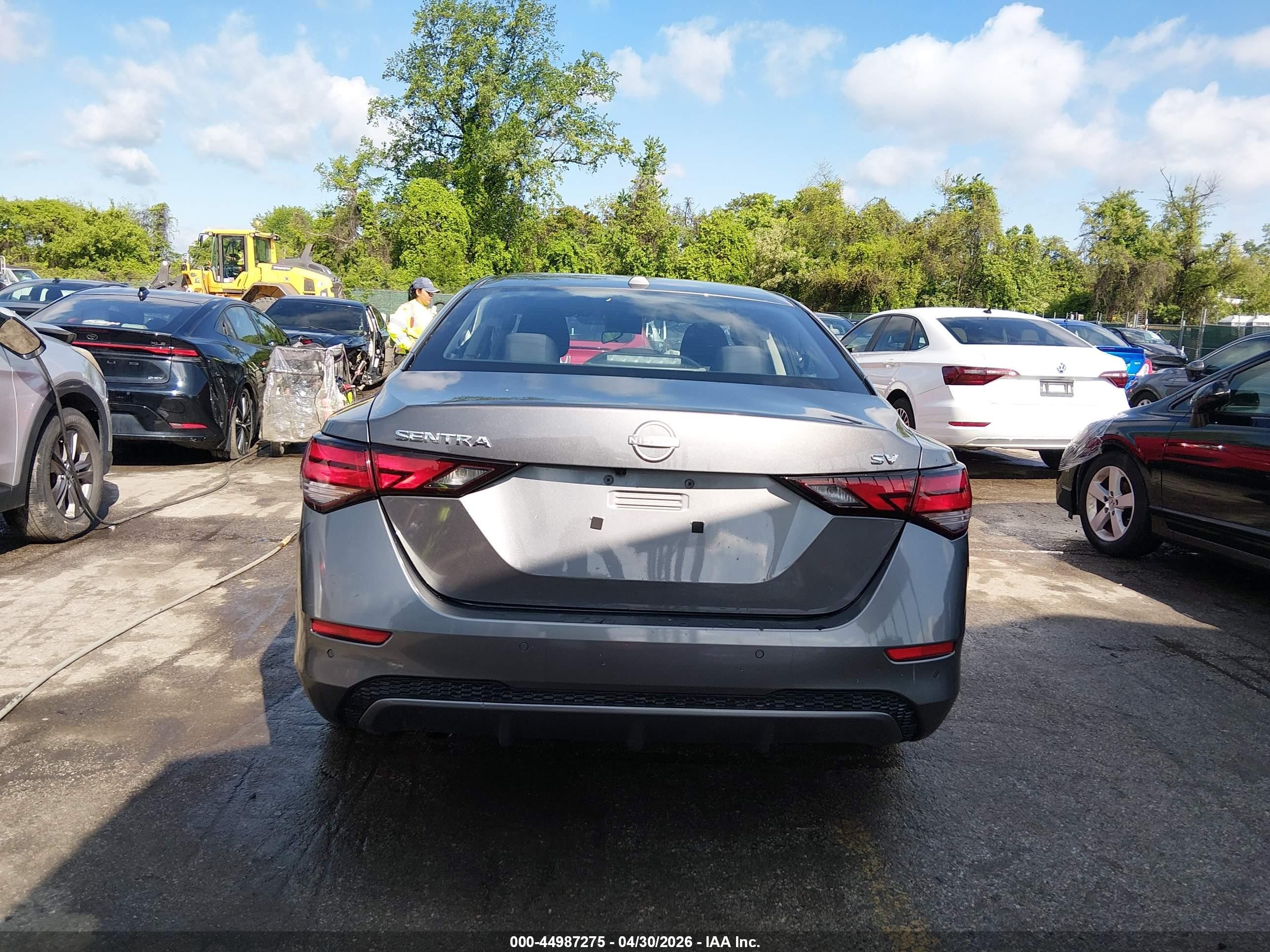 2024 Nissan Sentra Sv Xtronic Cvt Gray vin: 3N1AB8CV0RY294848