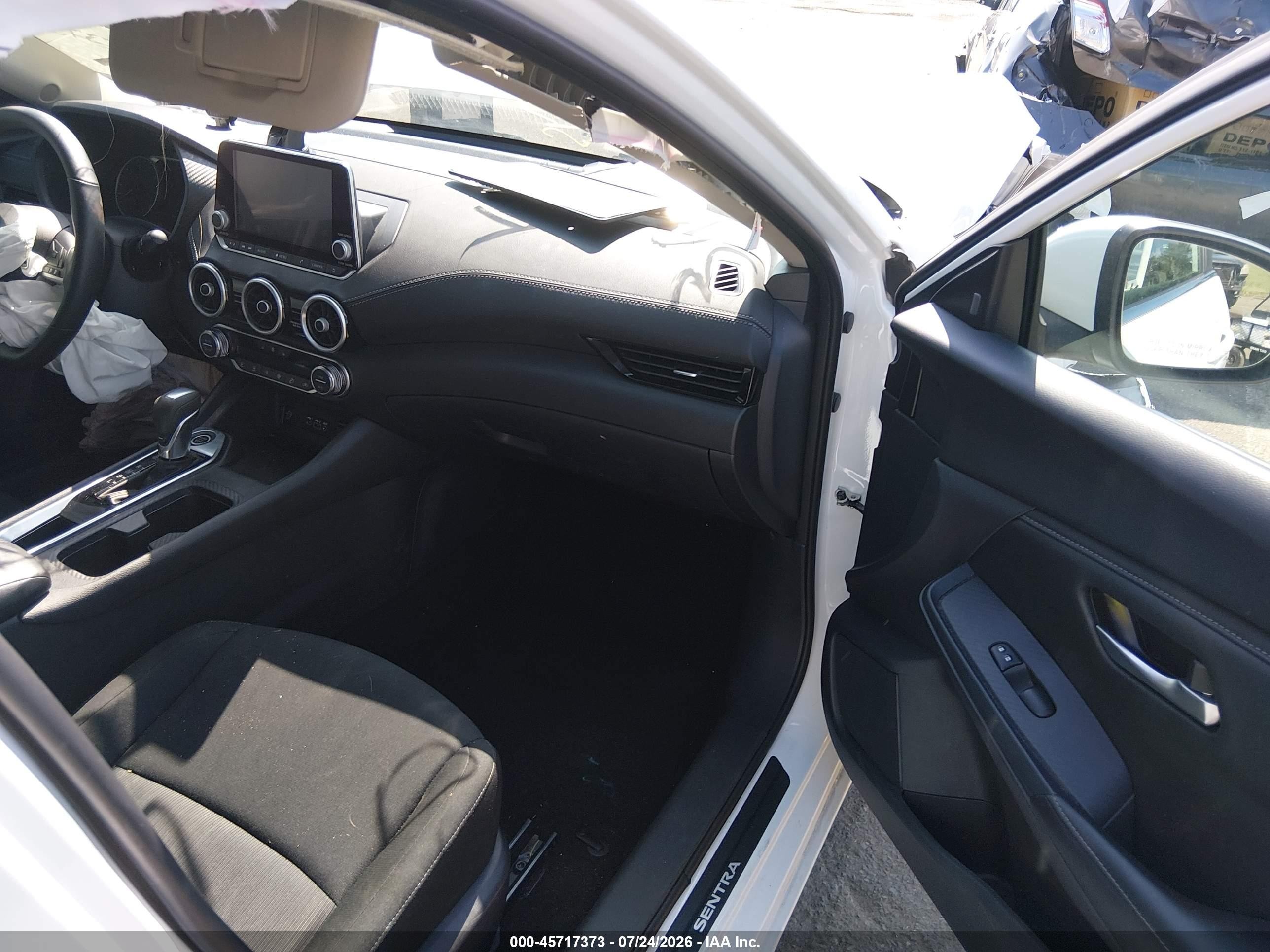 2024 Nissan Sentra Sv Xtronic Cvt Белый vin: 3N1AB8CV0RY319165