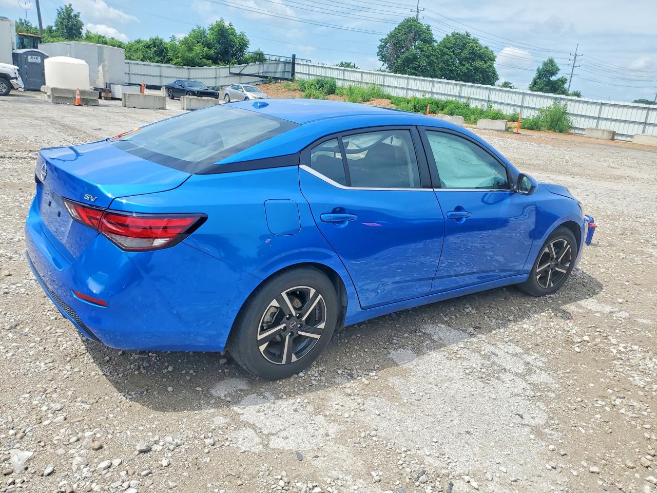 2024 Nissan Sentra Sv Синий vin: 3N1AB8CV0RY332224