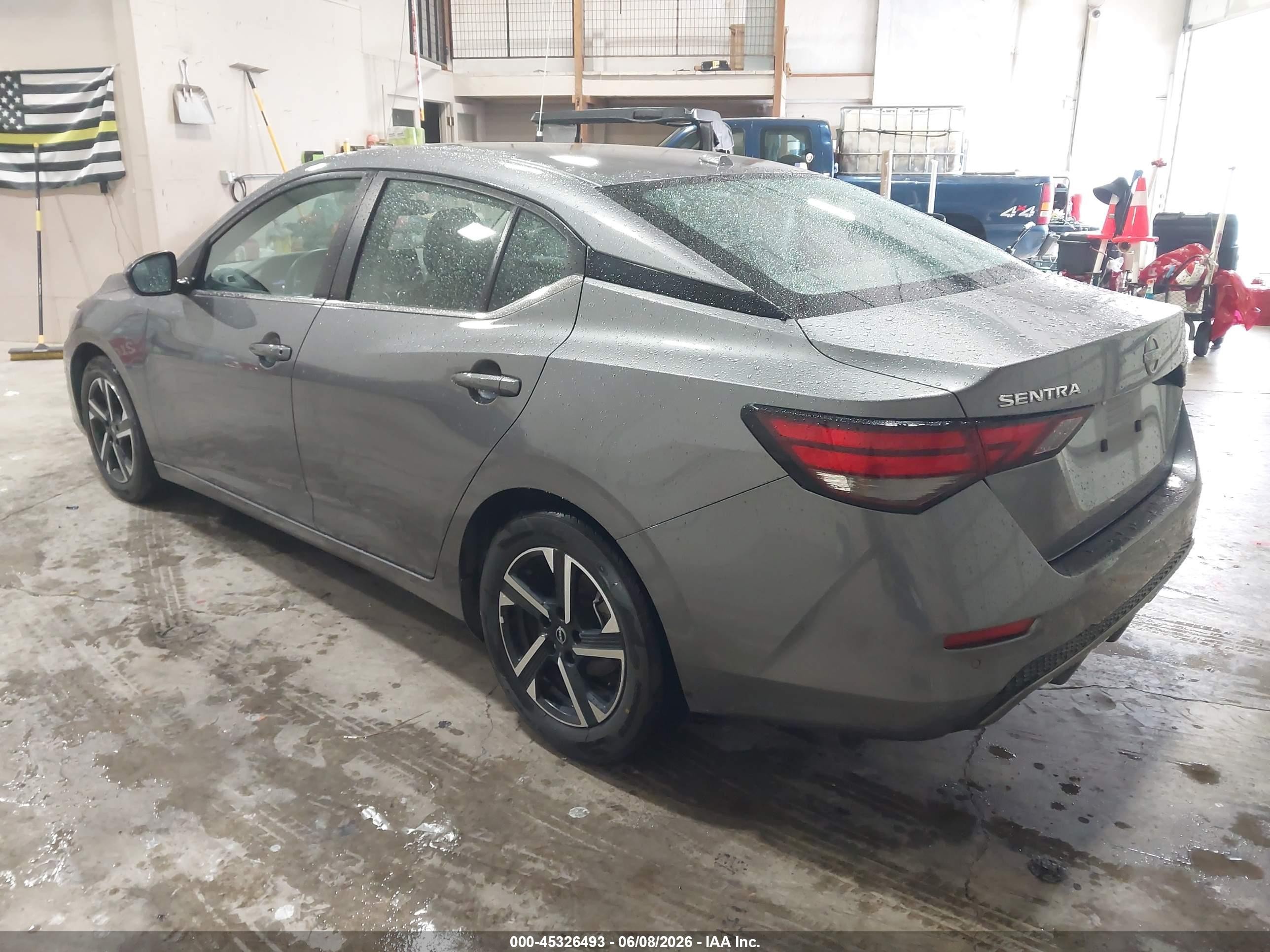 2024 Nissan Sentra Sv Xtronic Cvt Серый vin: 3N1AB8CV0RY344941