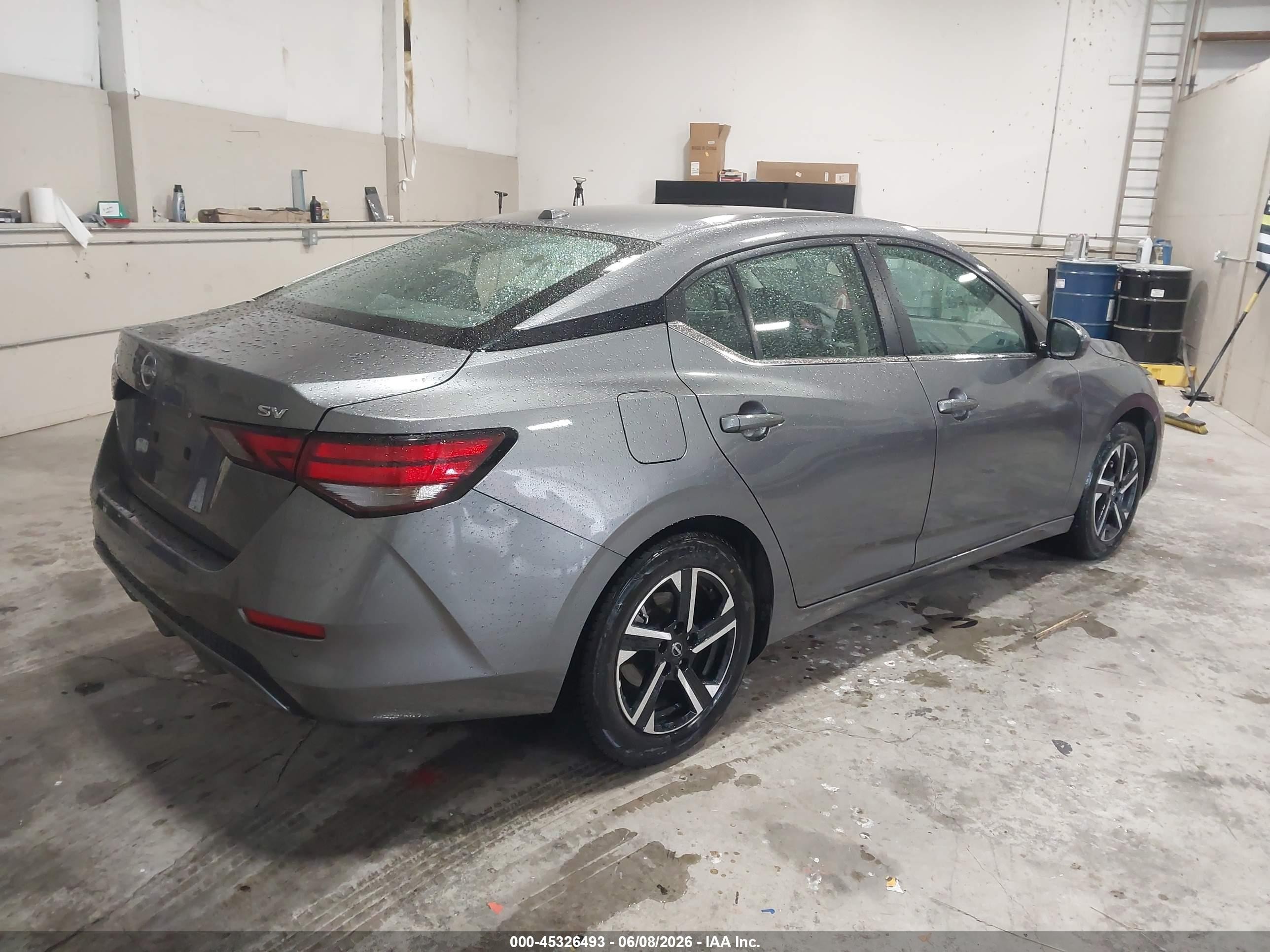 2024 Nissan Sentra Sv Xtronic Cvt Серый vin: 3N1AB8CV0RY344941