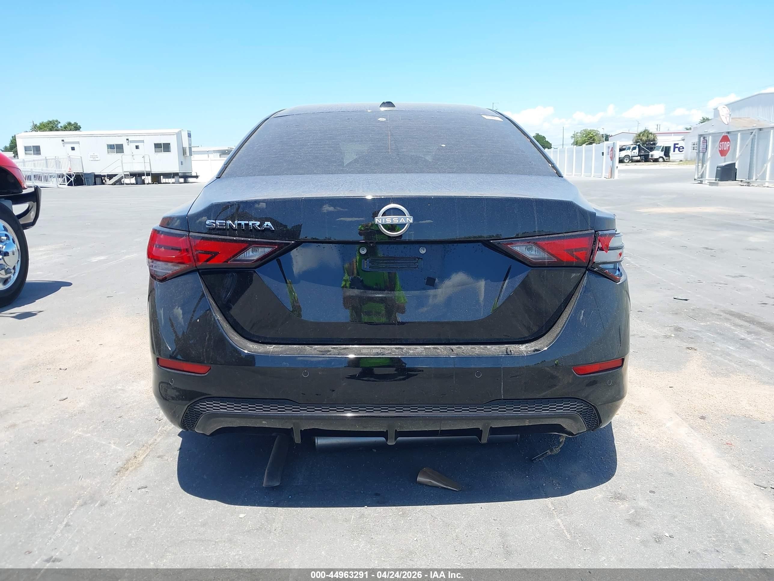 2025 Nissan Sentra Sv Черный vin: 3N1AB8CV0SY212039