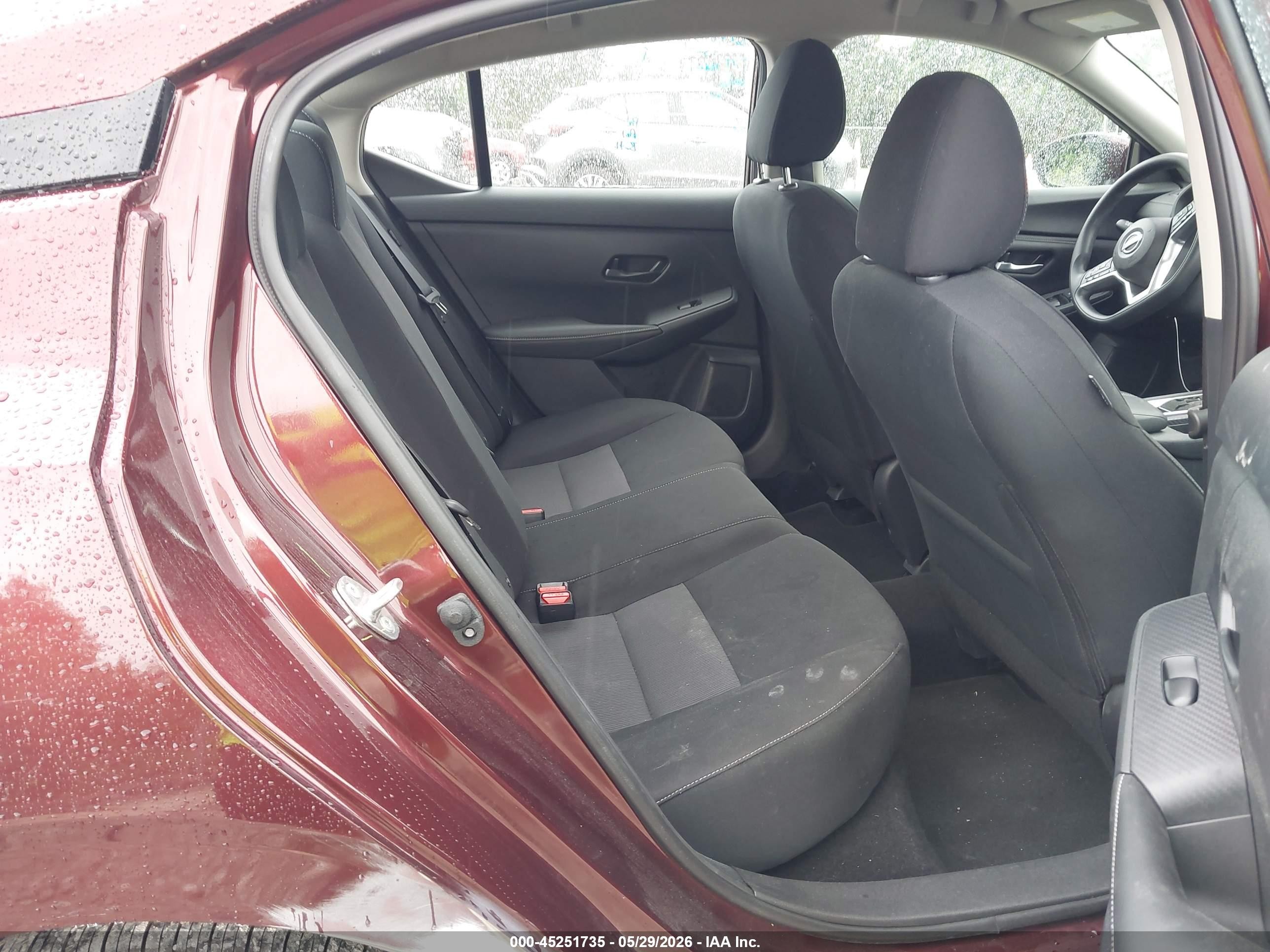 2025 Nissan Sentra Sv Красный vin: 3N1AB8CV0SY372454