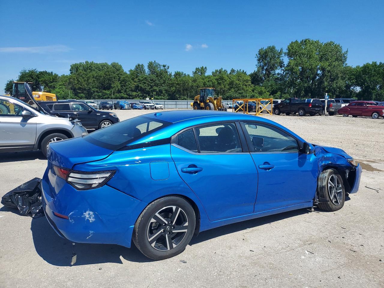 2025 Nissan Sentra Sv Blue vin: 3N1AB8CV0SY398522
