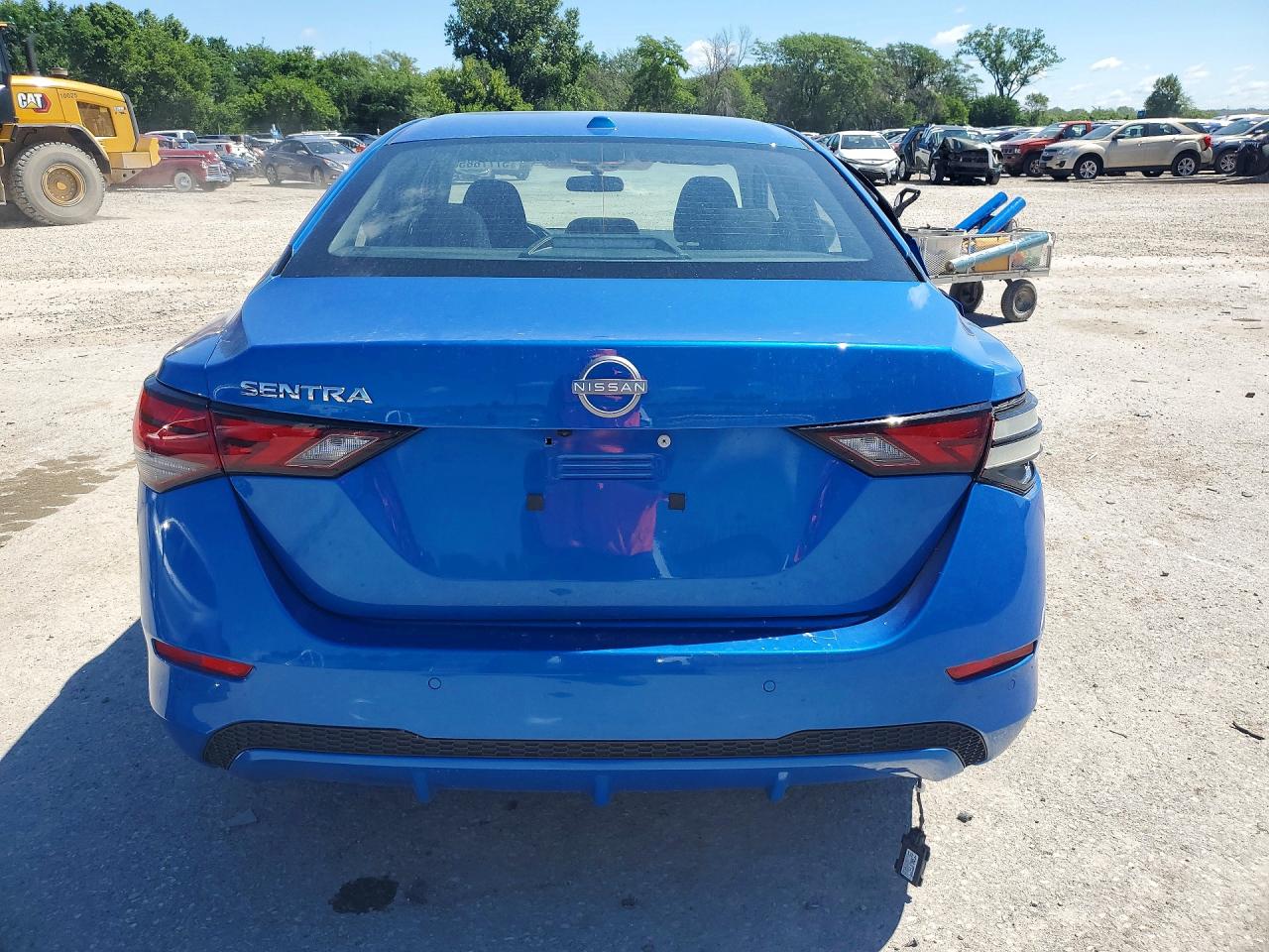 2025 Nissan Sentra Sv Blue vin: 3N1AB8CV0SY398522