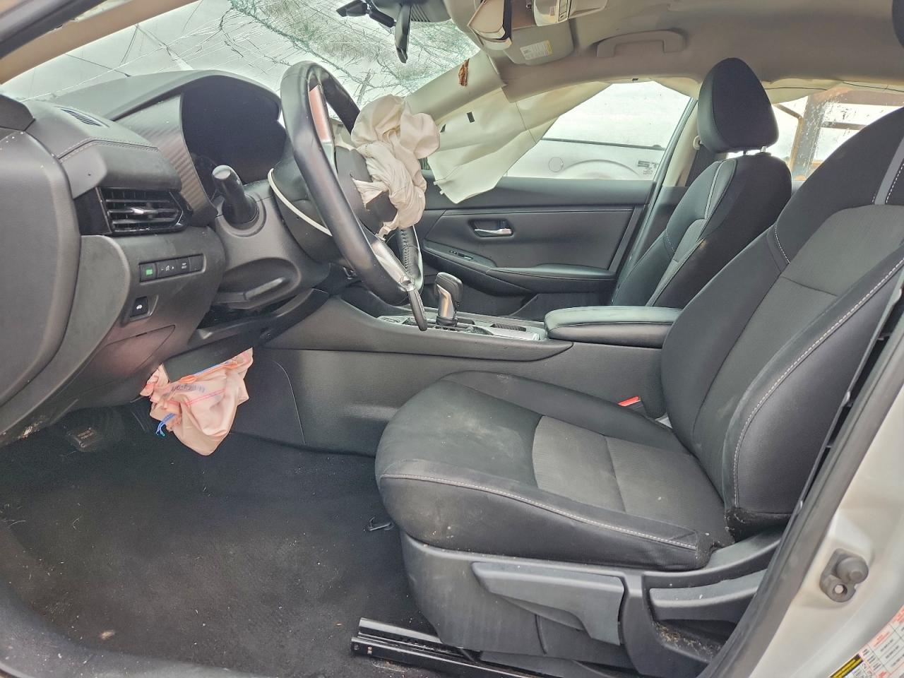 2021 Nissan Sentra Sv Silver vin: 3N1AB8CV1MY216281