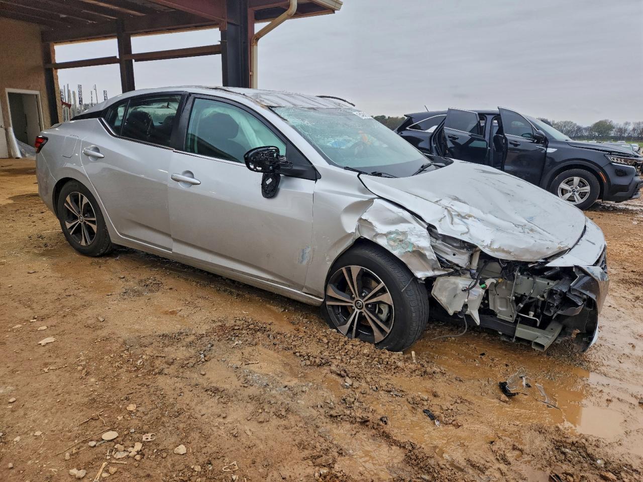 2021 Nissan Sentra Sv Silver vin: 3N1AB8CV1MY216281