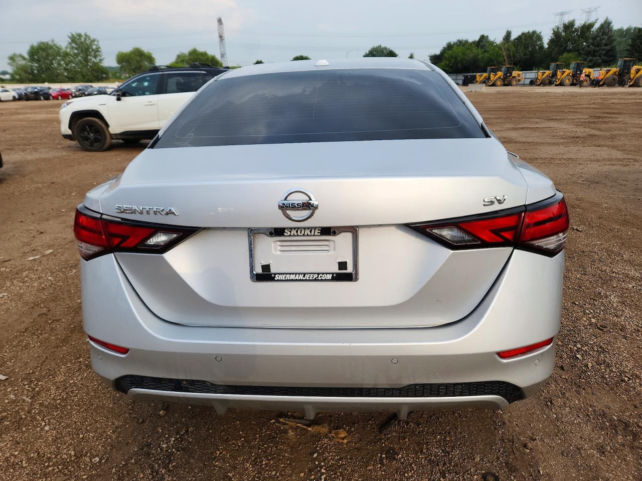 2021 Nissan Sentra Sv Silver vin: 3N1AB8CV1MY235784