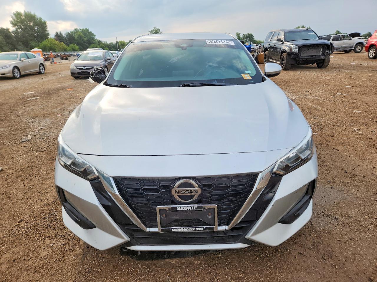 2021 Nissan Sentra Sv Silver vin: 3N1AB8CV1MY235784