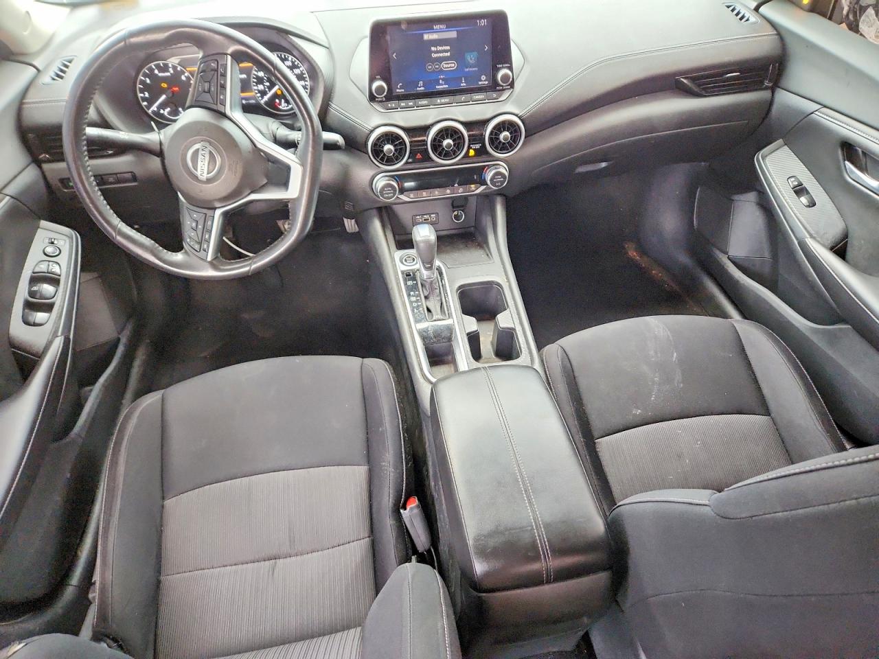 2021 Nissan Sentra Sv Silver vin: 3N1AB8CV1MY235784