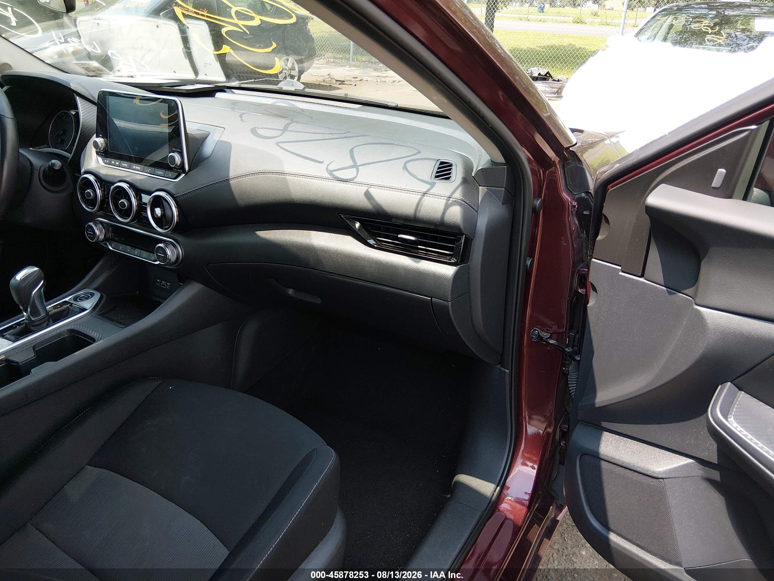 2021 Nissan Sentra Sv Xtronic Cvt Red vin: 3N1AB8CV1MY280434
