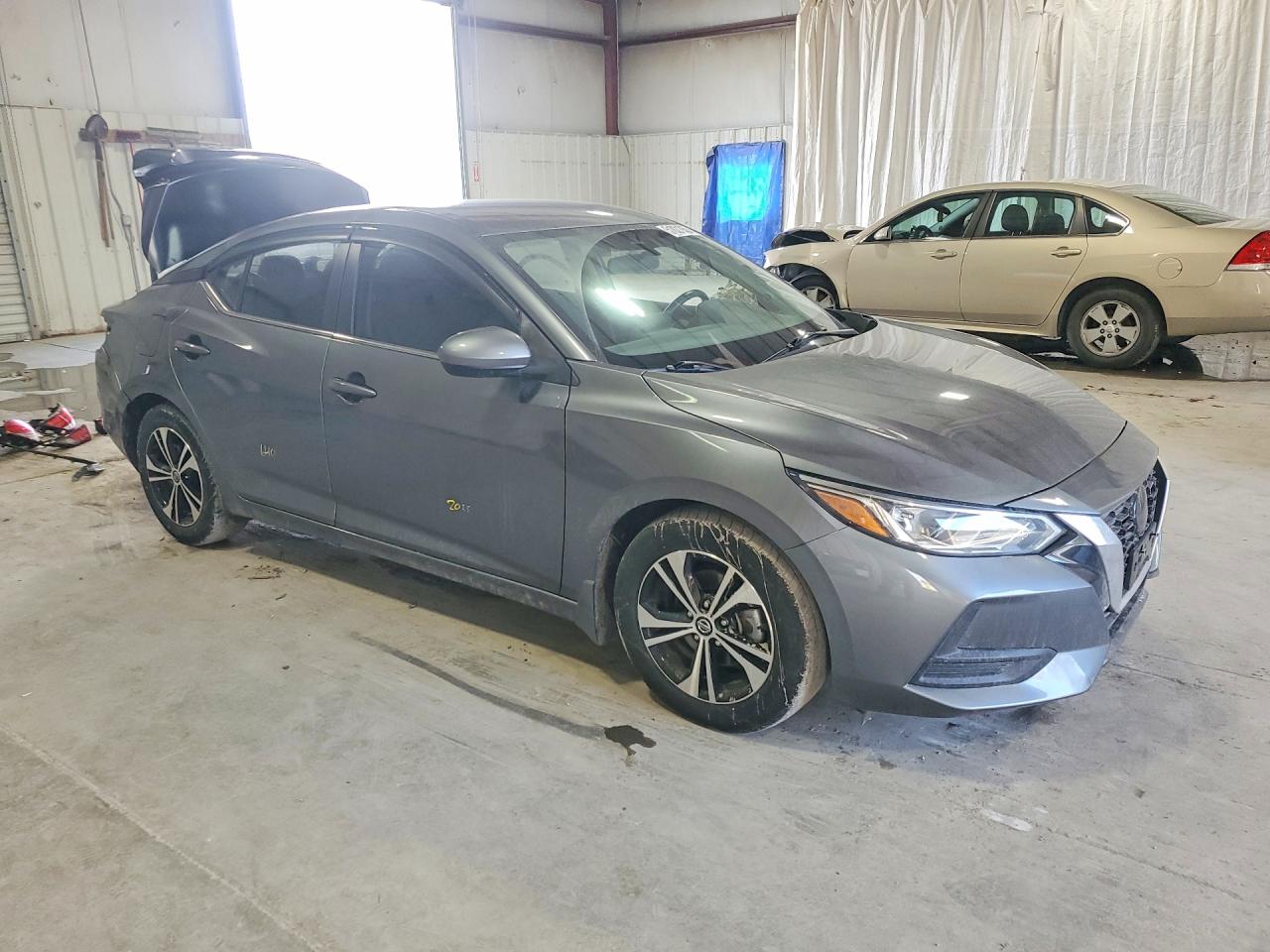 2022 Nissan Sentra Sv Gray vin: 3N1AB8CV1NY246382