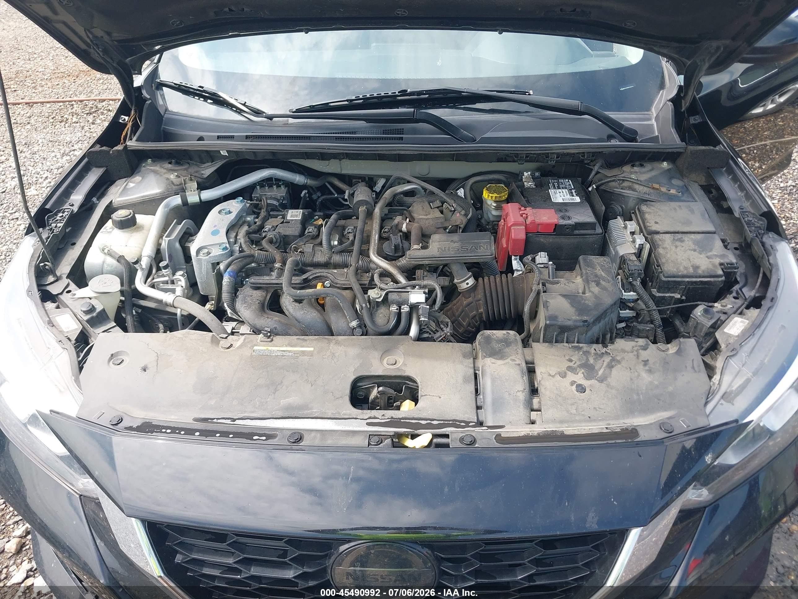 2023 Nissan Sentra Sv Xtronic Cvt Black vin: 3N1AB8CV1PY249849