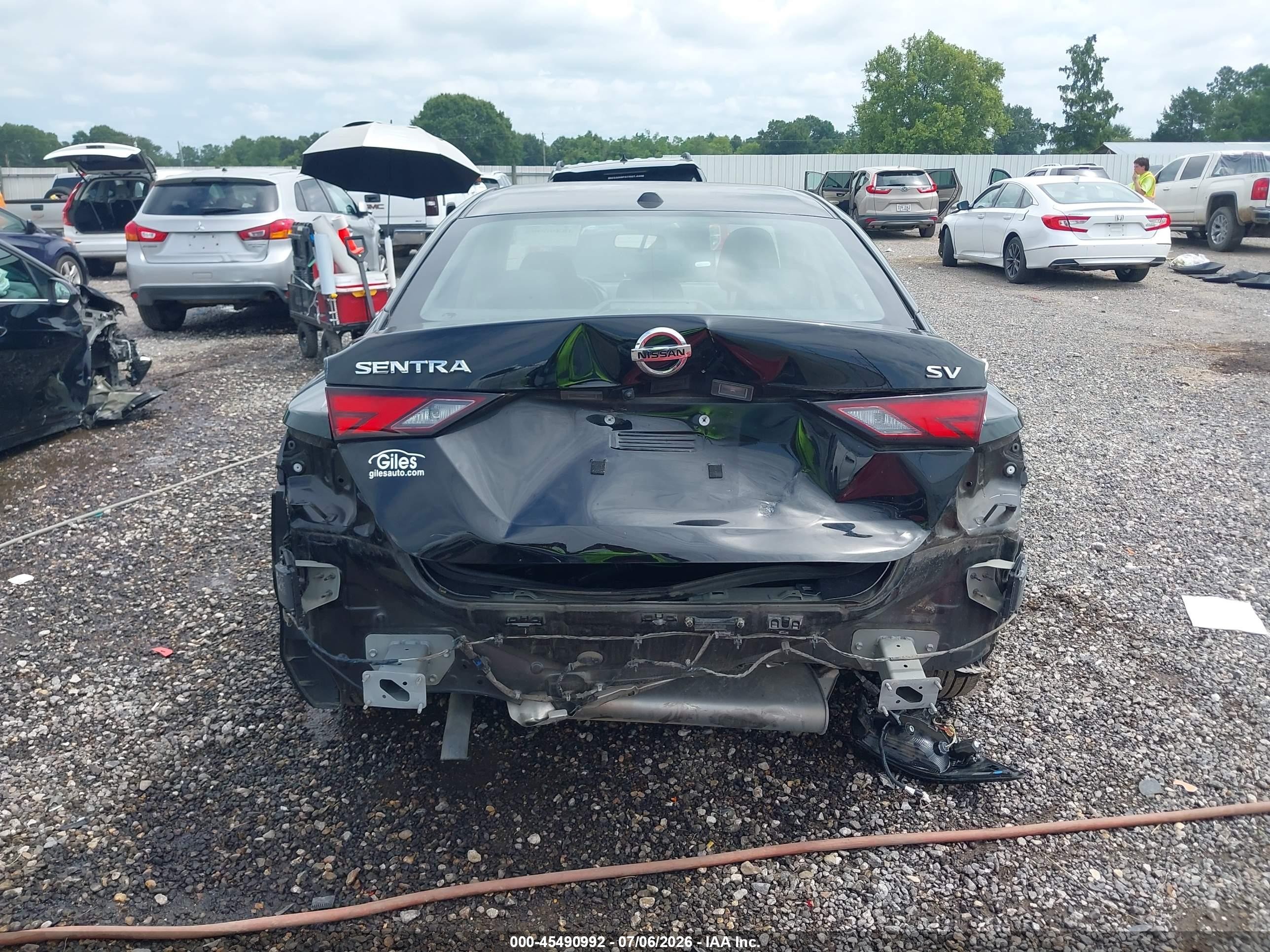 2023 Nissan Sentra Sv Xtronic Cvt Black vin: 3N1AB8CV1PY249849
