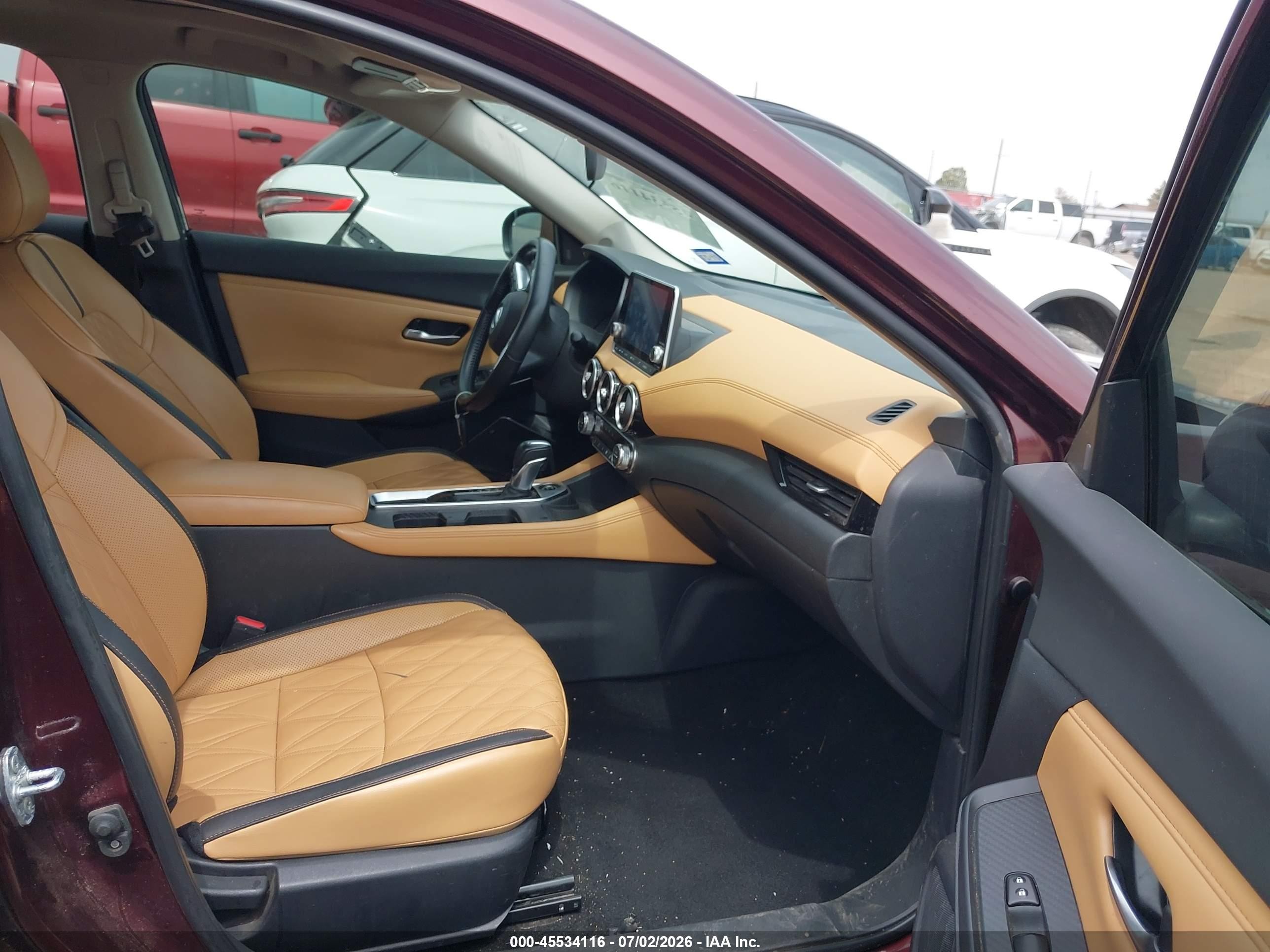 2023 Nissan Sentra Sv Xtronic Cvt Maroon vin: 3N1AB8CV1PY251391