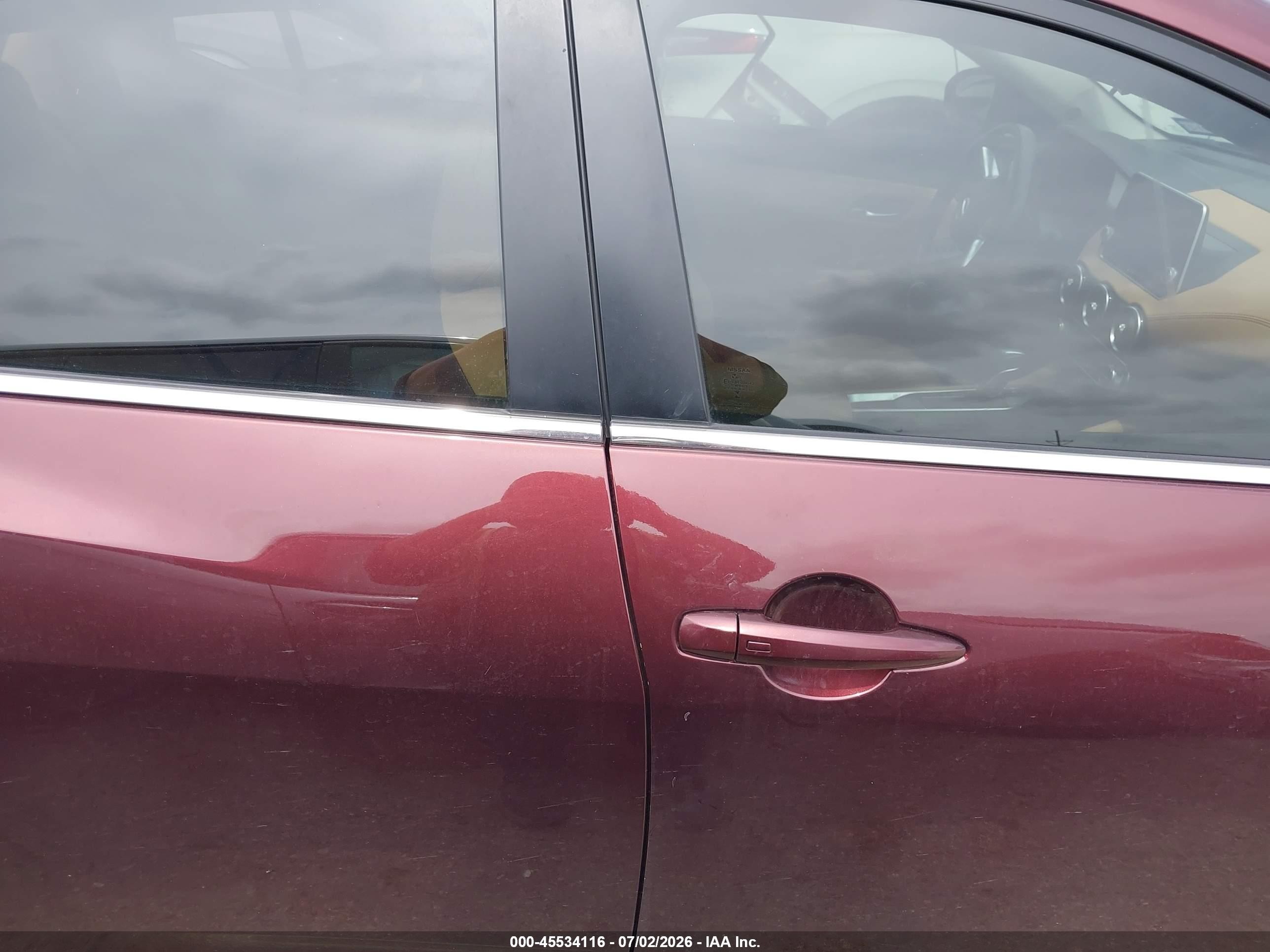 2023 Nissan Sentra Sv Xtronic Cvt Maroon vin: 3N1AB8CV1PY251391