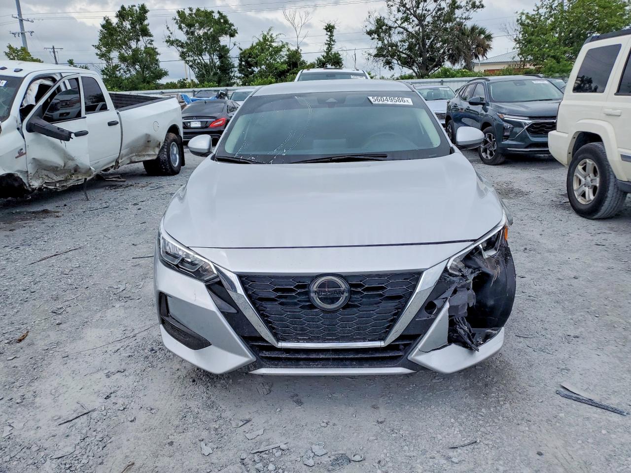2023 Nissan Sentra Sv Silver vin: 3N1AB8CV1PY269471
