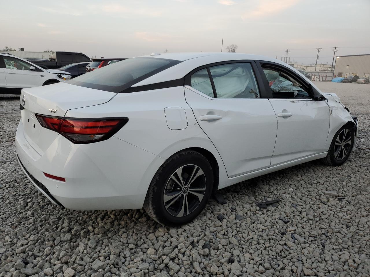 2023 Nissan Sentra Sv White vin: 3N1AB8CV1PY275853