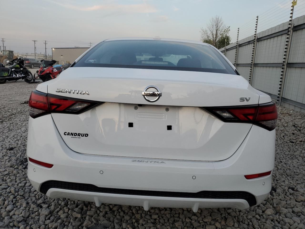 2023 Nissan Sentra Sv White vin: 3N1AB8CV1PY275853