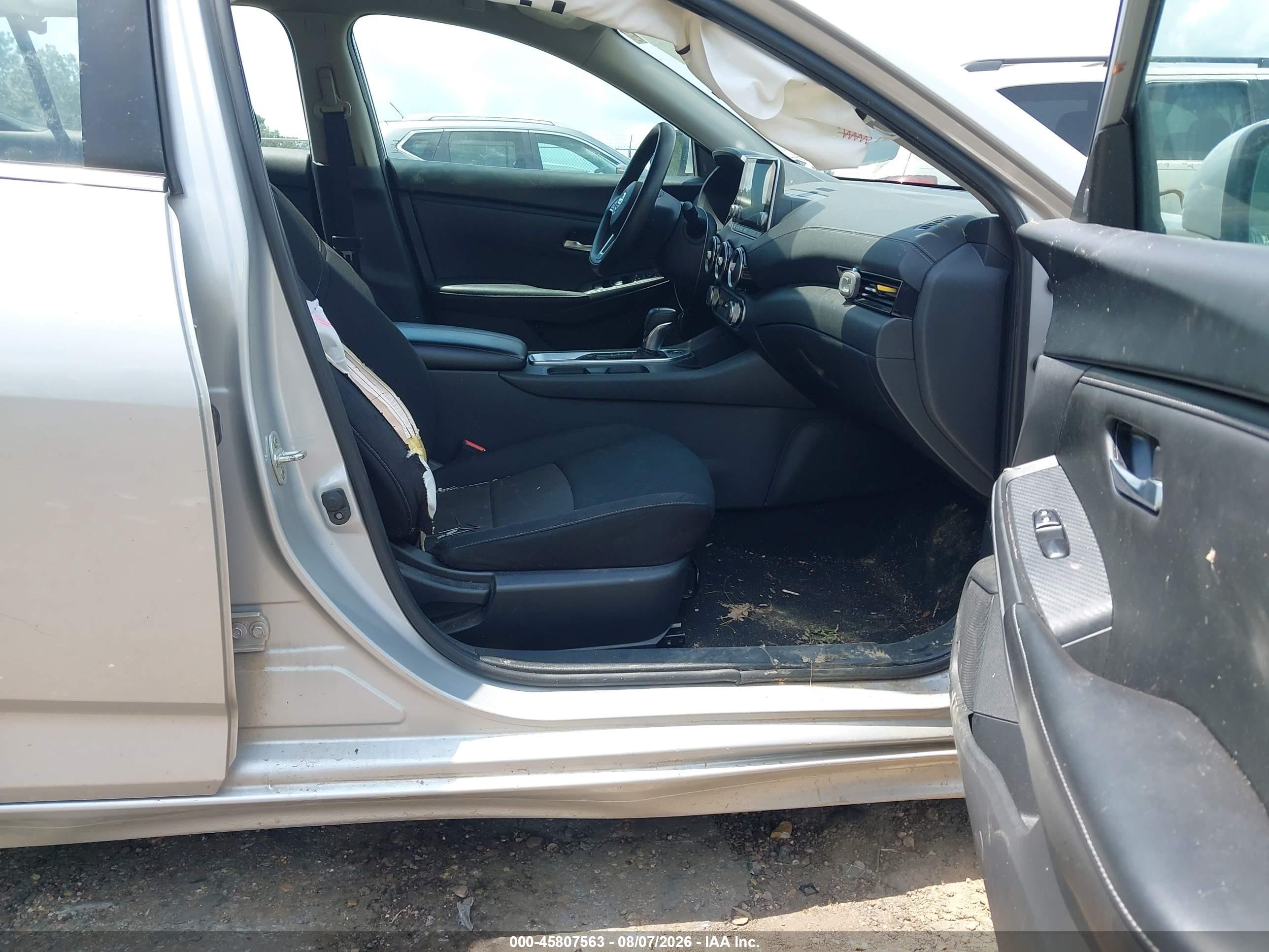 2023 Nissan Sentra Sv Xtronic Cvt Silver vin: 3N1AB8CV1PY279420