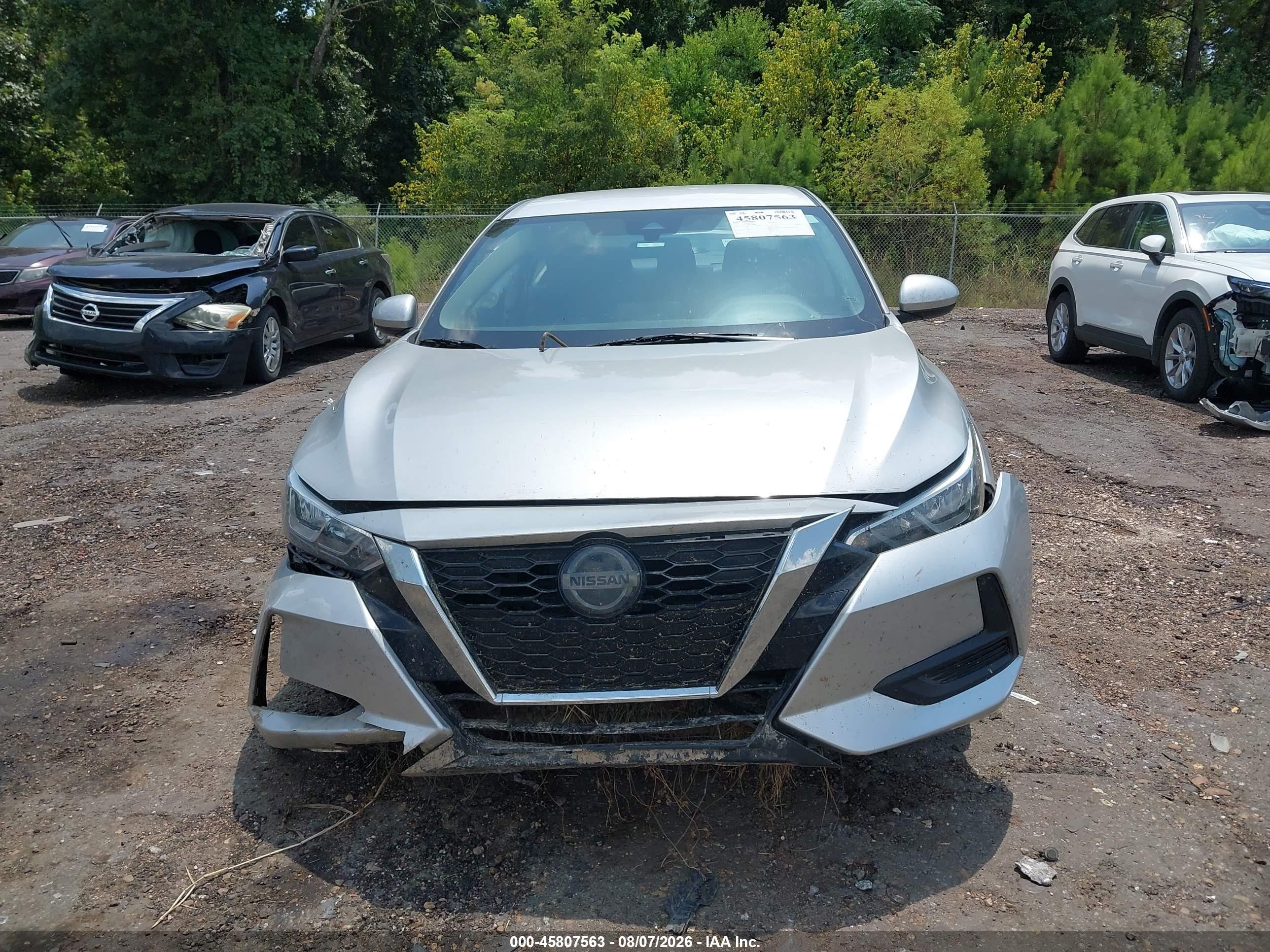 2023 Nissan Sentra Sv Xtronic Cvt Silver vin: 3N1AB8CV1PY279420