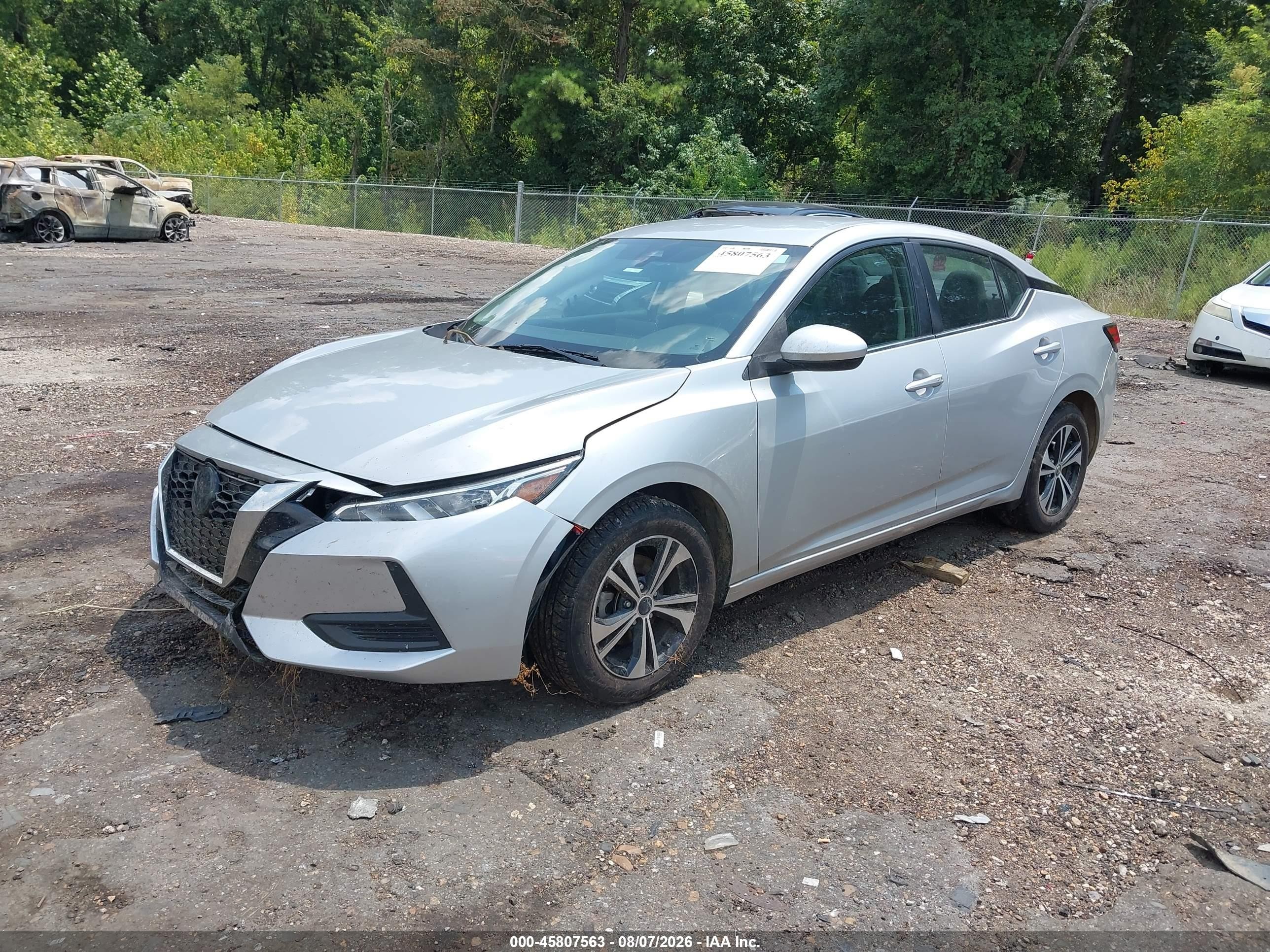 2023 Nissan Sentra Sv Xtronic Cvt Silver vin: 3N1AB8CV1PY279420