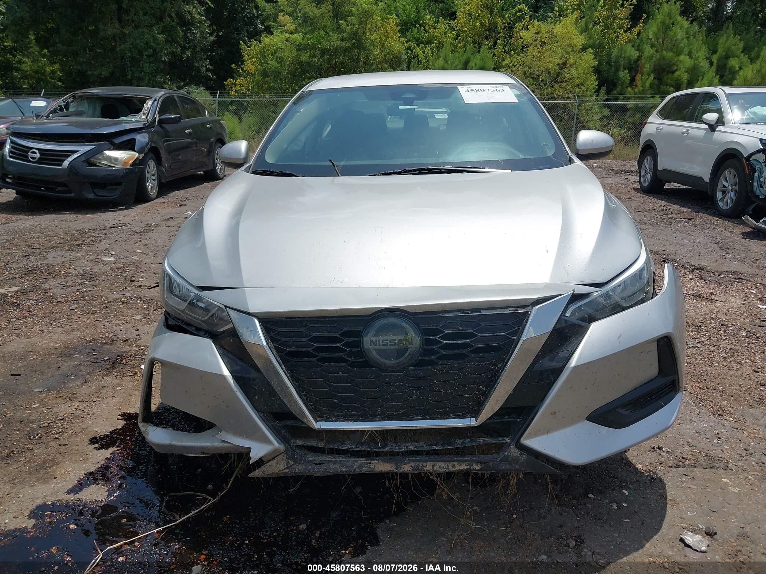 2023 Nissan Sentra Sv Xtronic Cvt Silver vin: 3N1AB8CV1PY279420