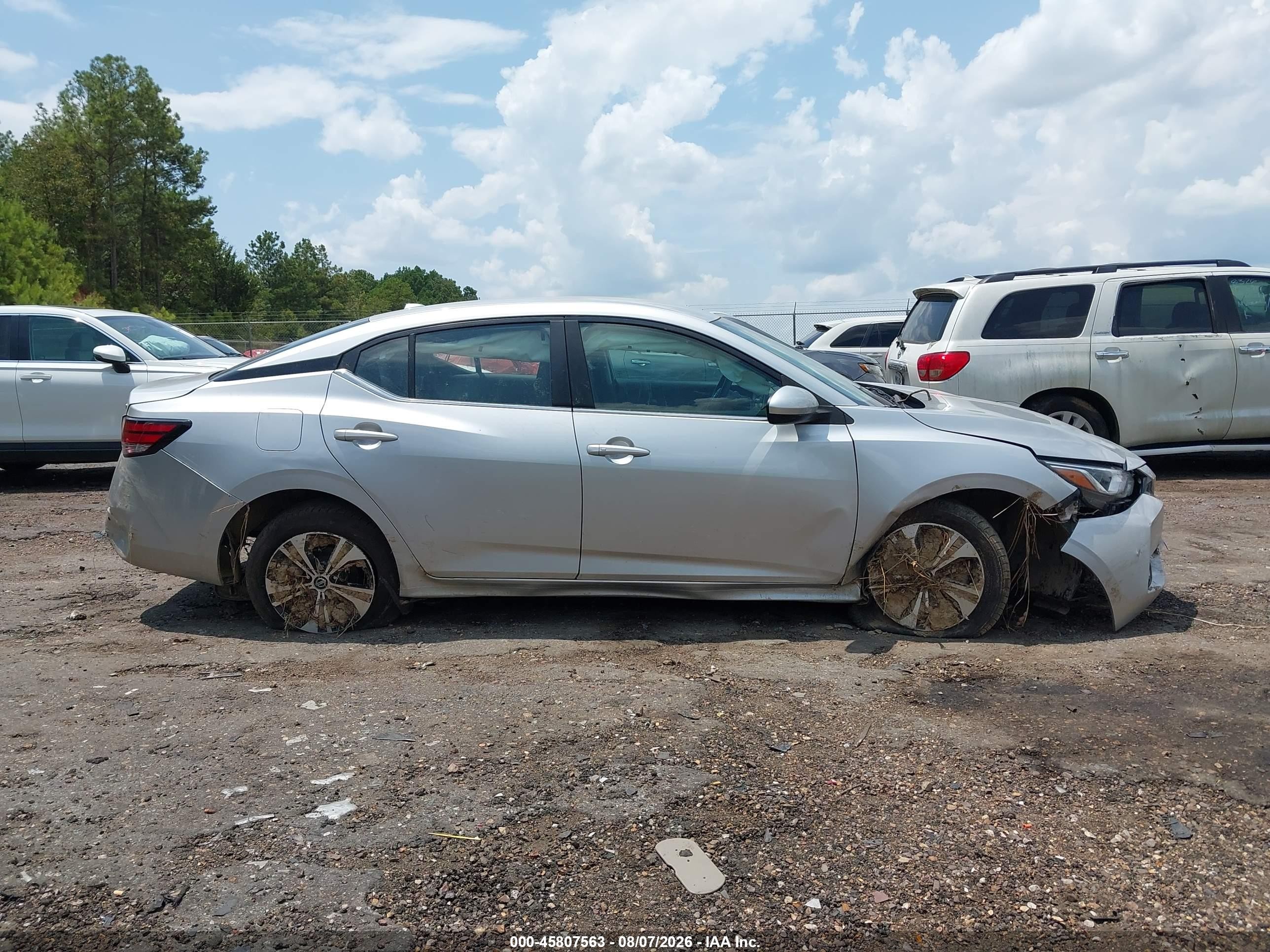 2023 Nissan Sentra Sv Xtronic Cvt Silver vin: 3N1AB8CV1PY279420