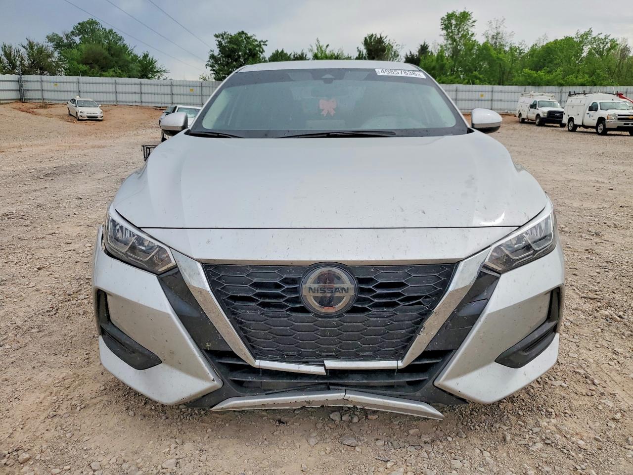 2023 Nissan Sentra Sv Серебряный vin: 3N1AB8CV1PY323786